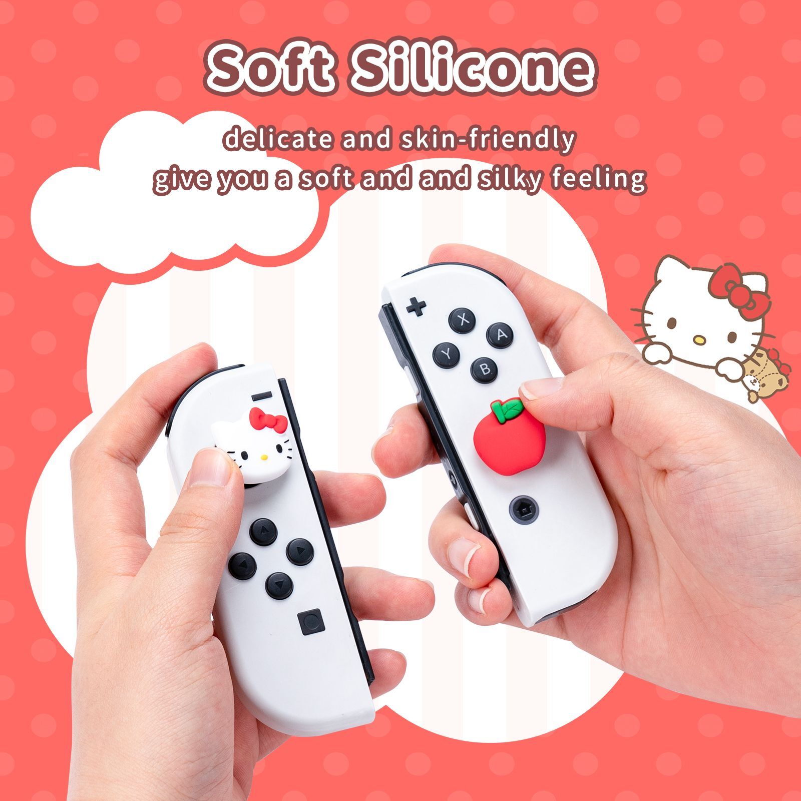GeekShare X Sanrio Protective Case for Nintendo Switch / OLED Hello Kitty Shell