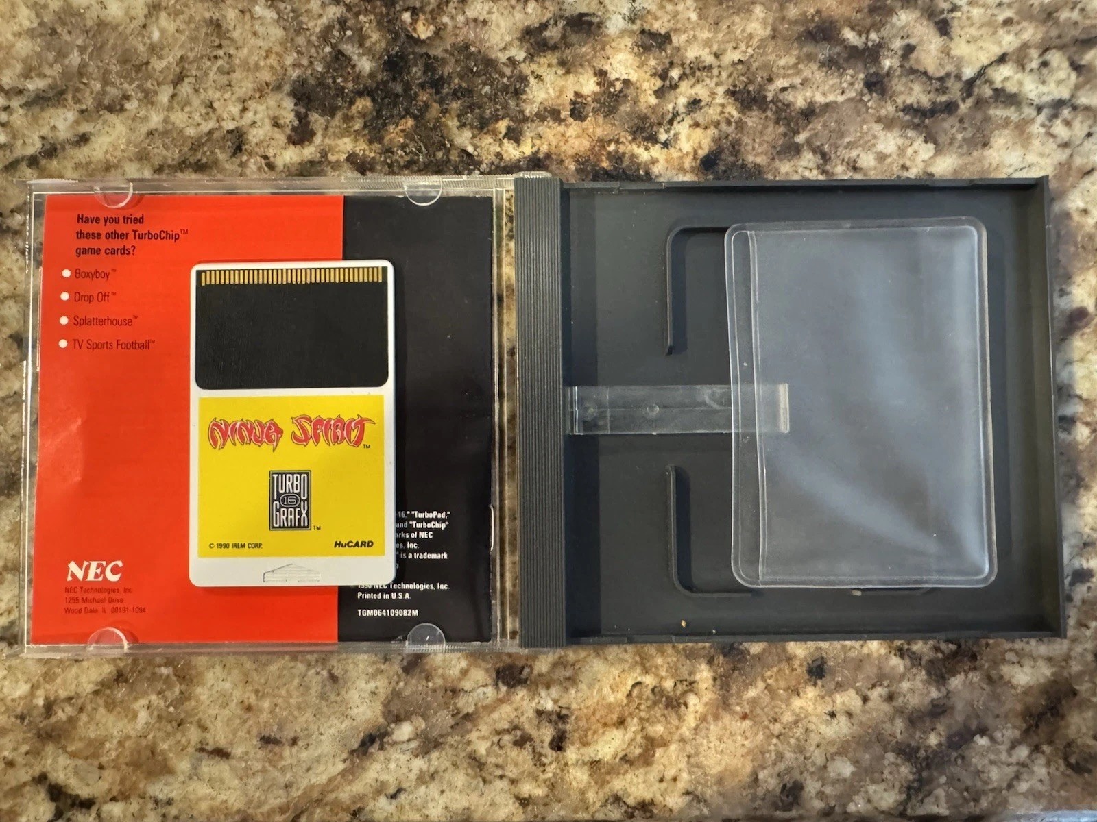 TurboGrafx 16 TurboExpress with Box and Five Games READ DESCRIPTION