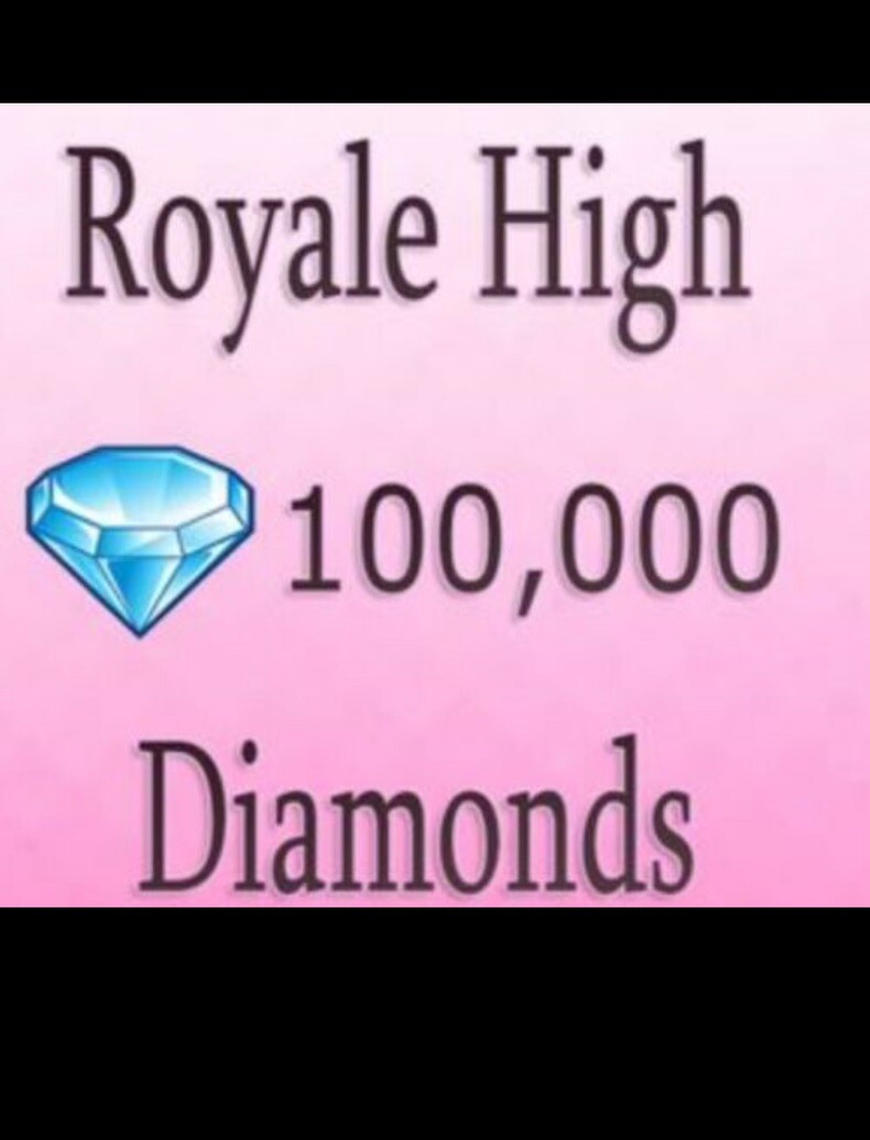 ROYALE HIGH 💎 100,000 (100K) Diamonds 💎 Roblox RHD QUICK DELIVERY ‼️