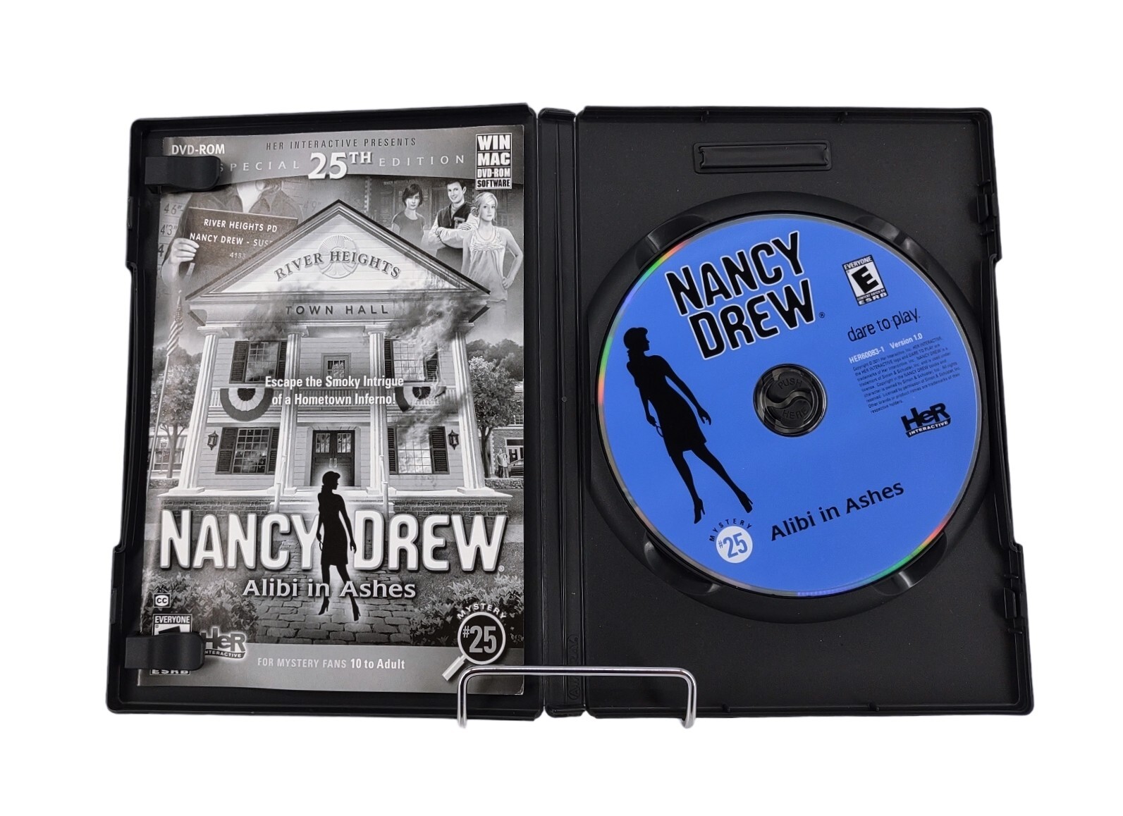 Nancy Drew: Alibi In Ashes #25 (Windows/Mac, 2011) W/booklet