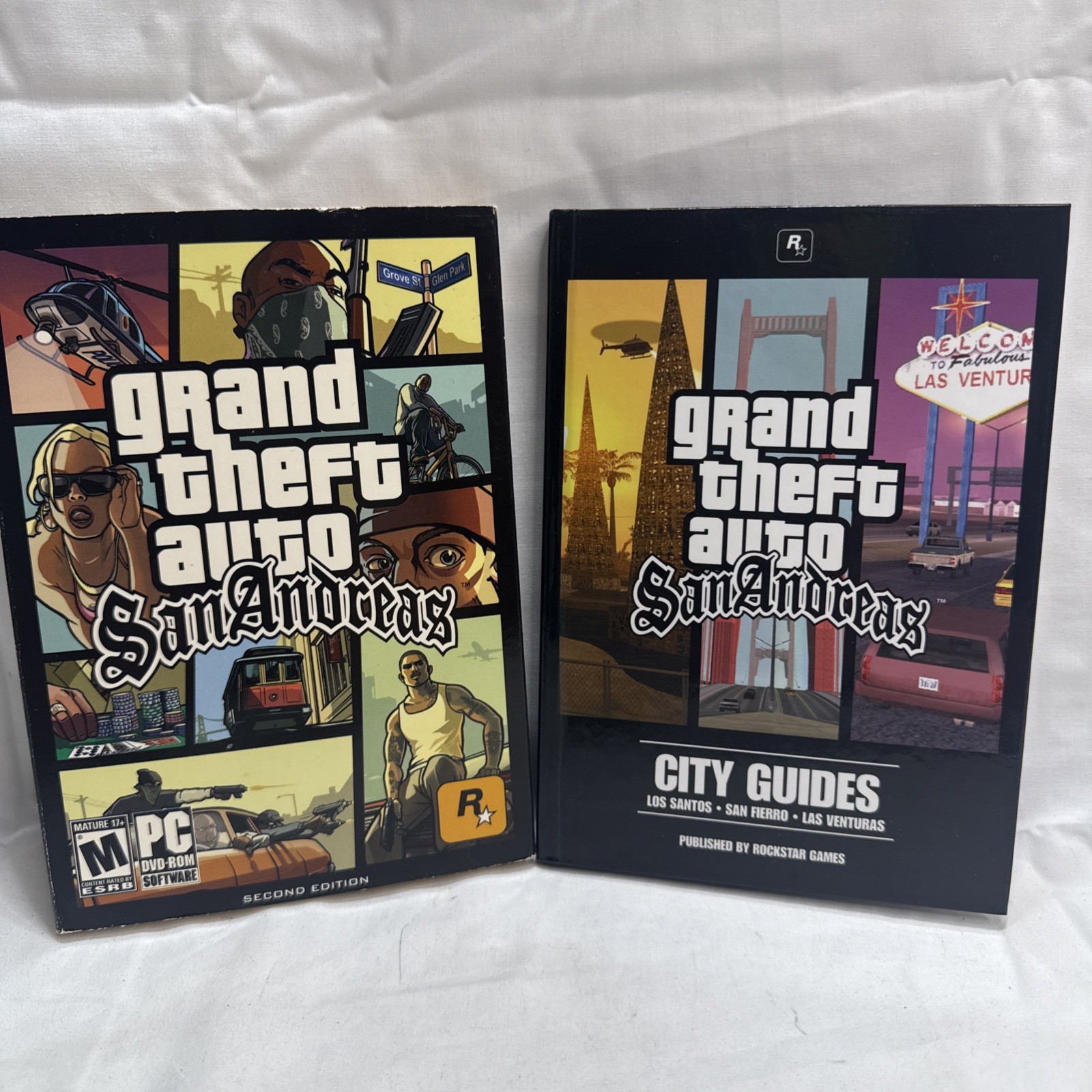 Grand Theft Auto: San Andreas Second Edition W/ Map & Poster (PC, 2005)