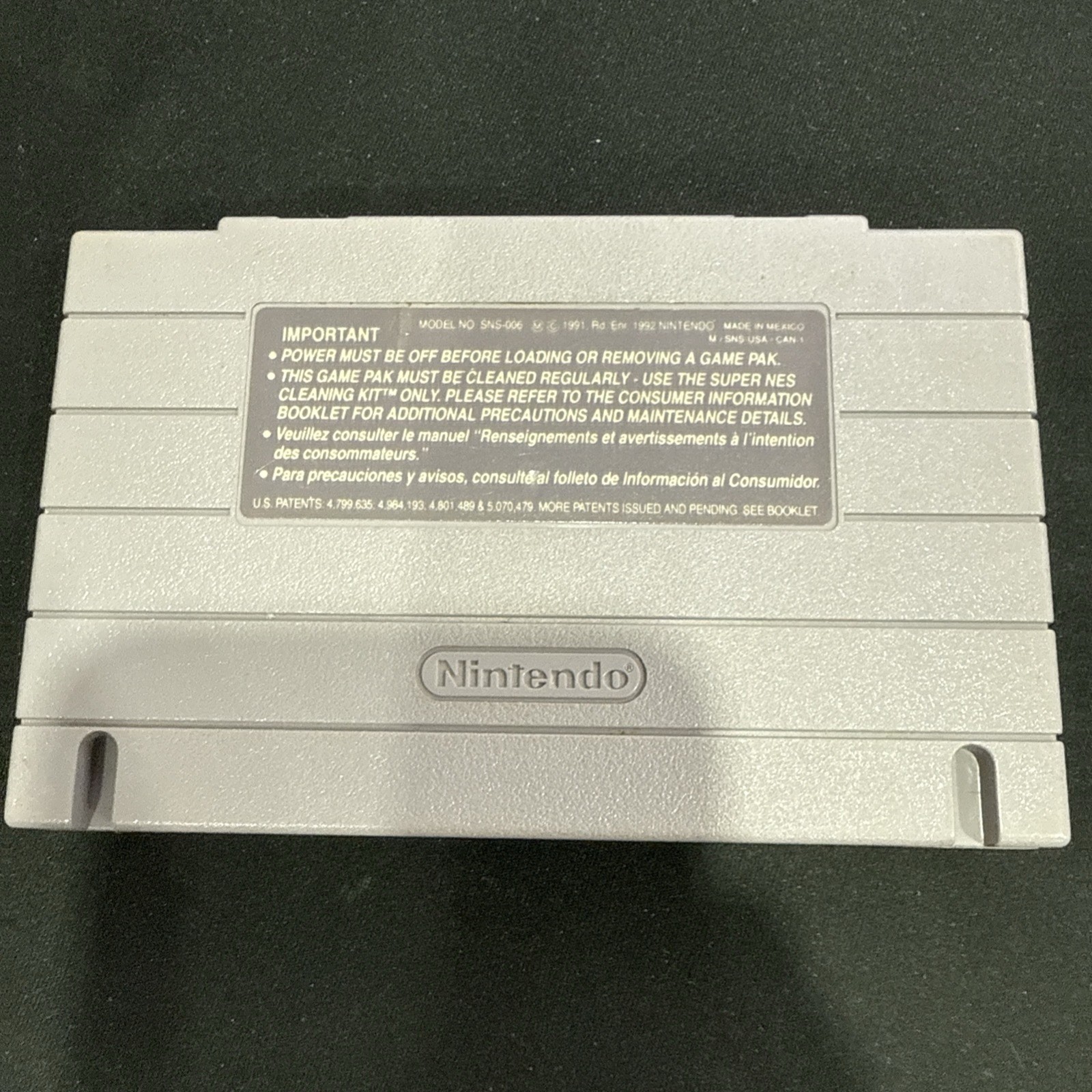 Ninja Gaiden Trilogy SNES Authentic – Cart Only – Tested & Working