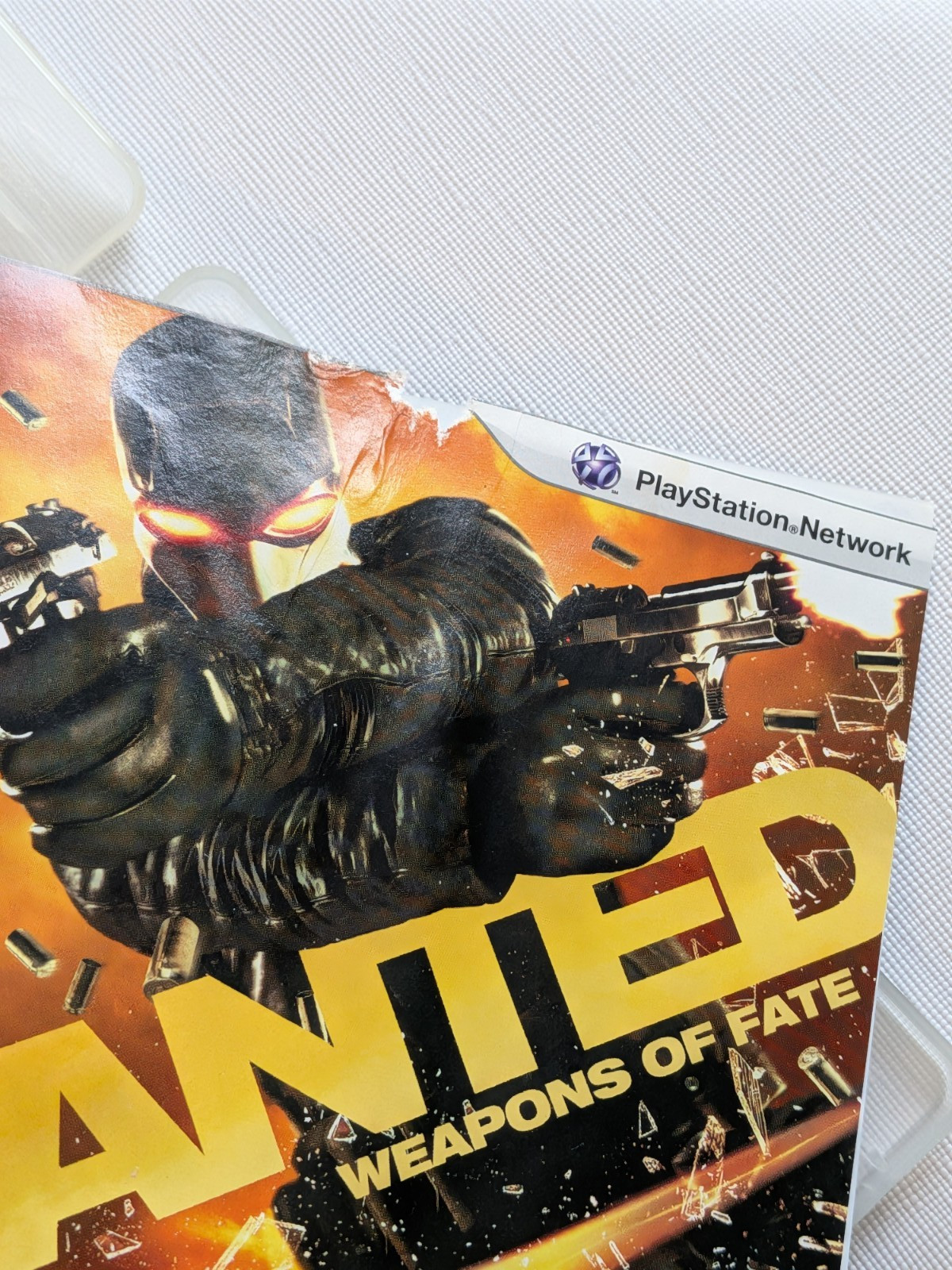 Wanted: Weapons of Fate (Sony PlayStation 3, 2009) Damaged Artwork – Tested