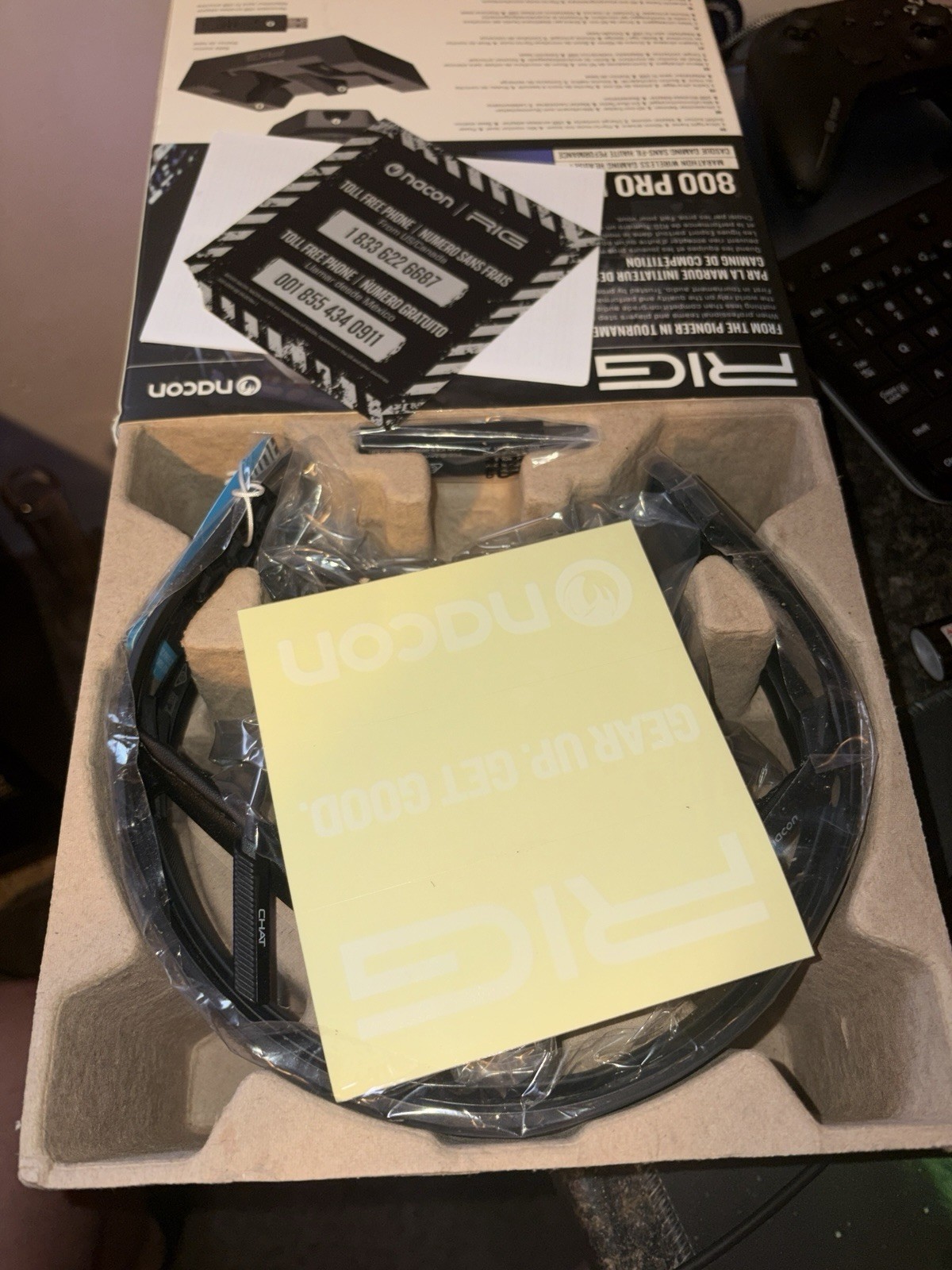 Rig 800 Pro HS Wireless Gaming Headset Black, PlayStation Compatible
