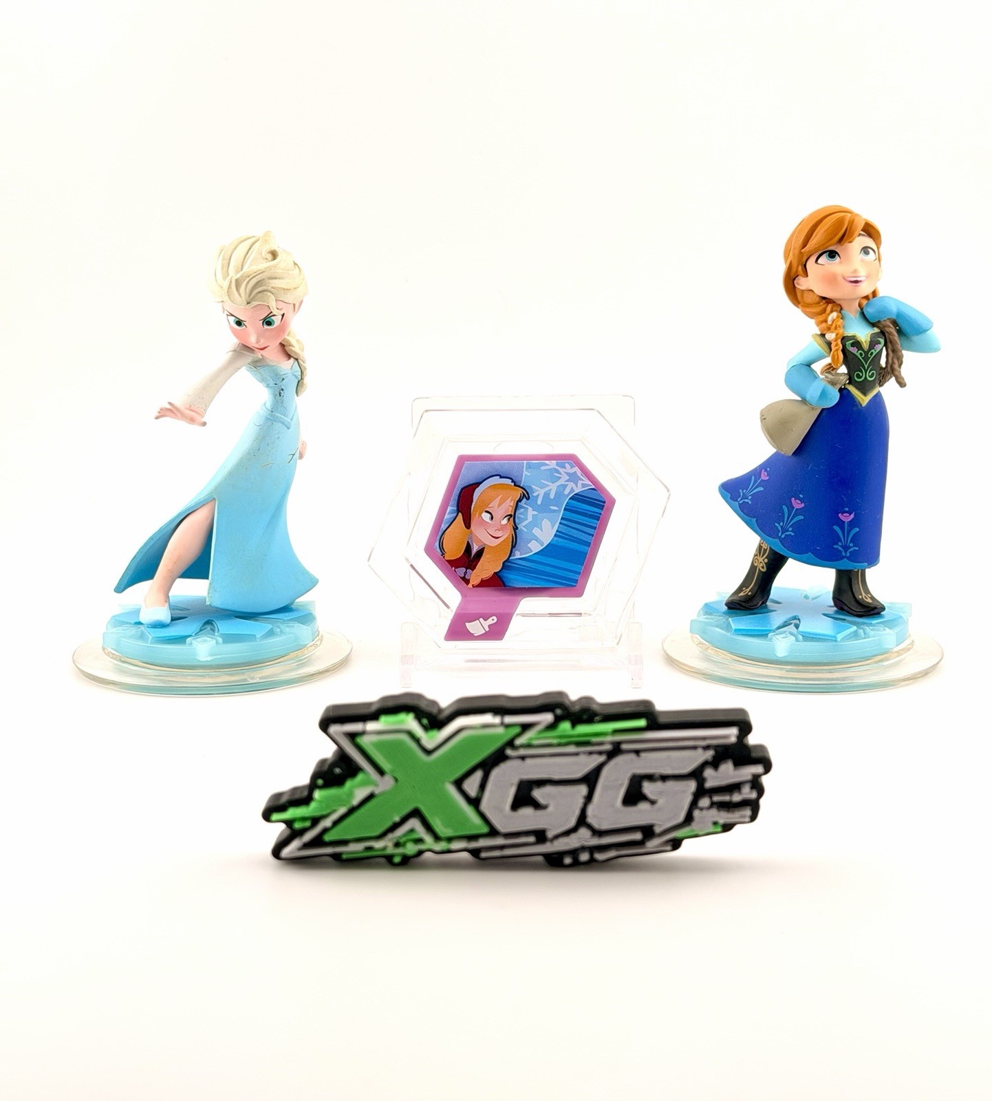 Disney Infinity Frozen Lot Anna and Elsa Figures INF-1000024 / INF-1000025