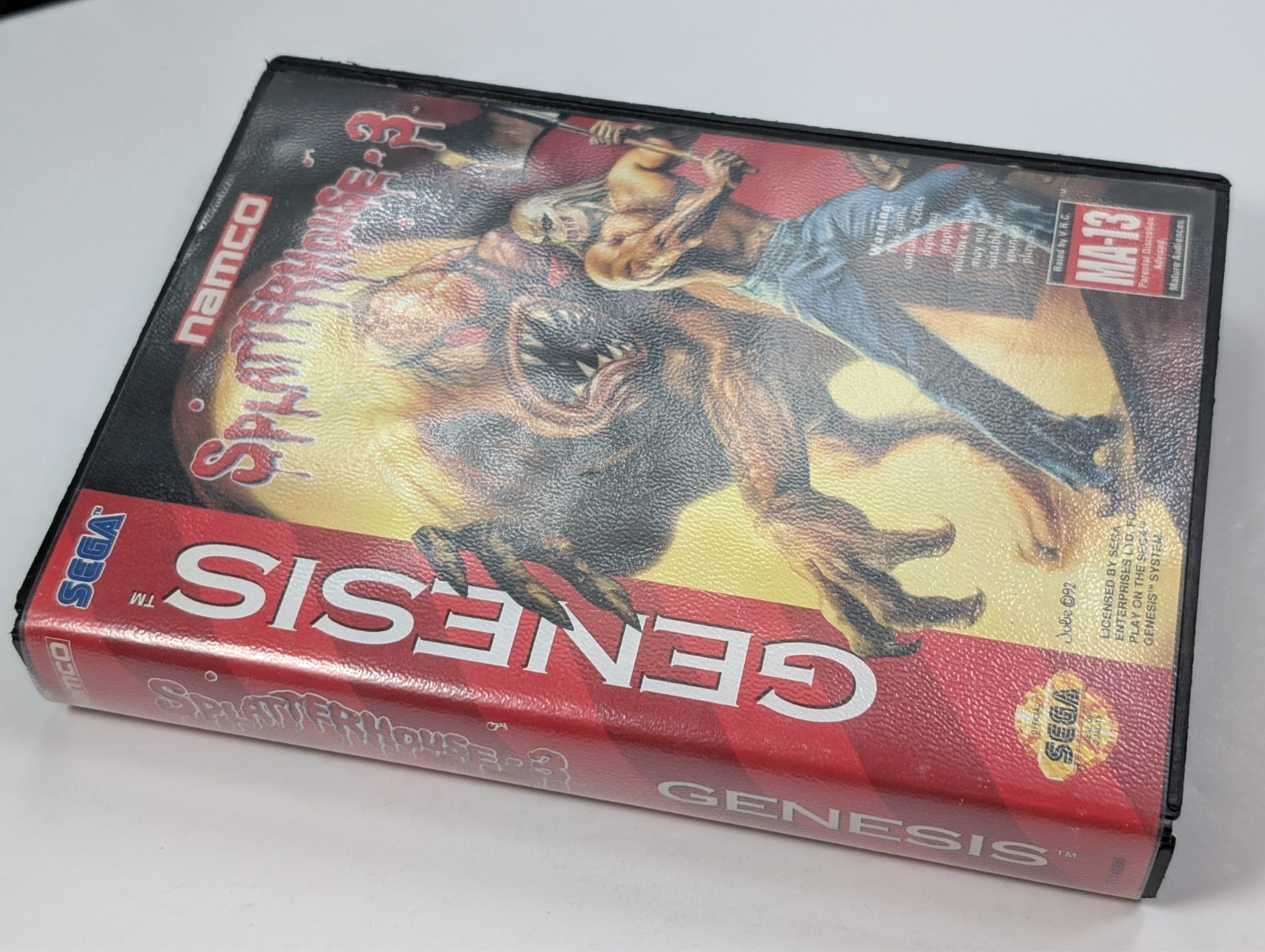 Splatterhouse 3 Sega Genesis in case authentic
