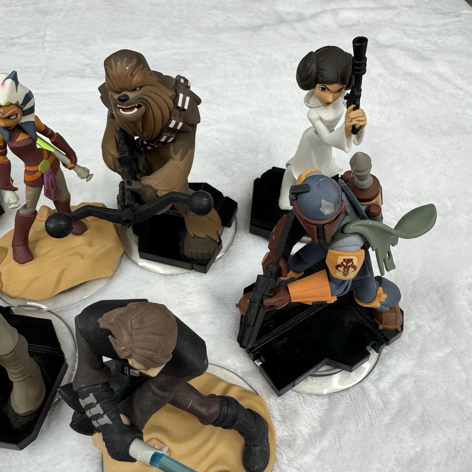 Disney Infinity 3.0: Star Wars Figures Lot Darth Vader, Luke Skywalker,