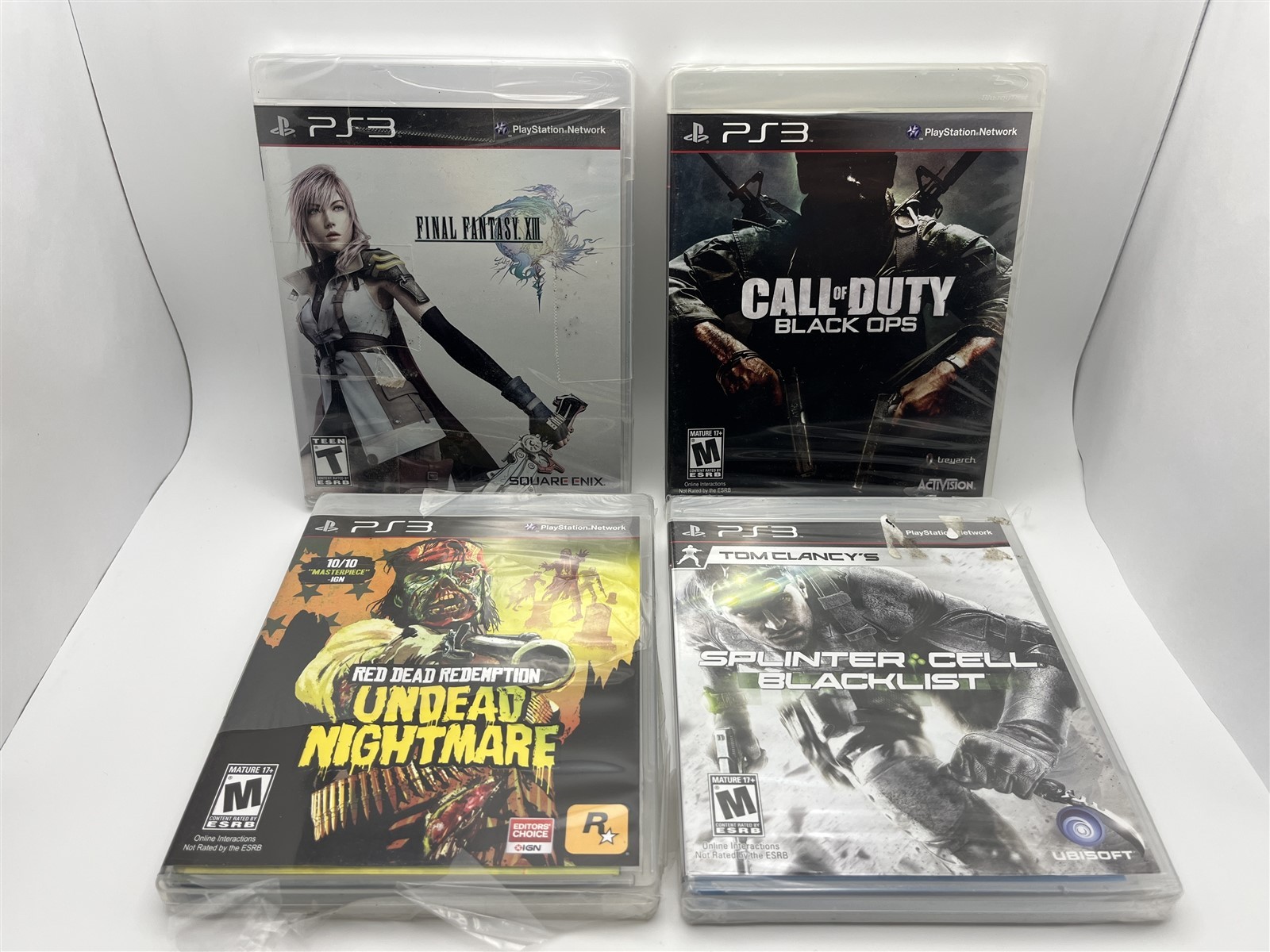 PlayStation 3 Bundle of 4 NIB Games – Red Dead + Black Ops + MORE – Free Ship