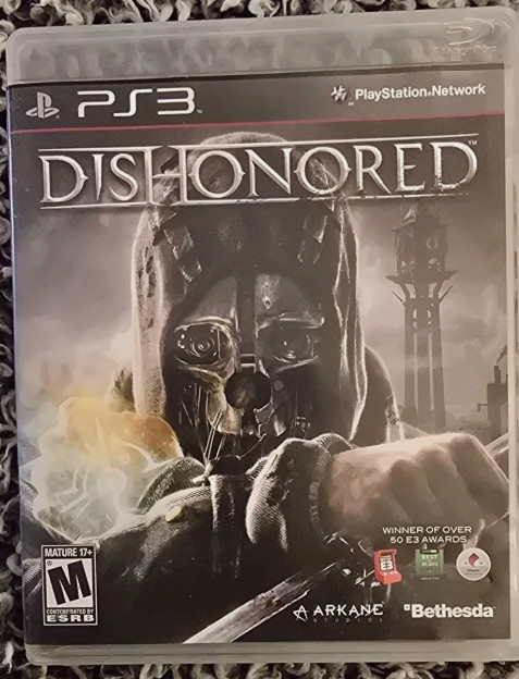 PS3 7 Game Lot inFamous Mass Effect 3 Watch Dogs Dishonored Tomb Raider MK vs DC