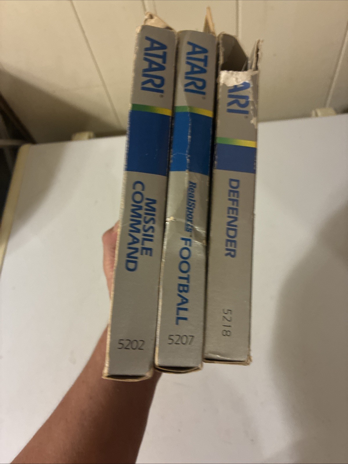 Lot Of 3 Vintage Atari 5200 Cartridges In Original Boxes With Manuals