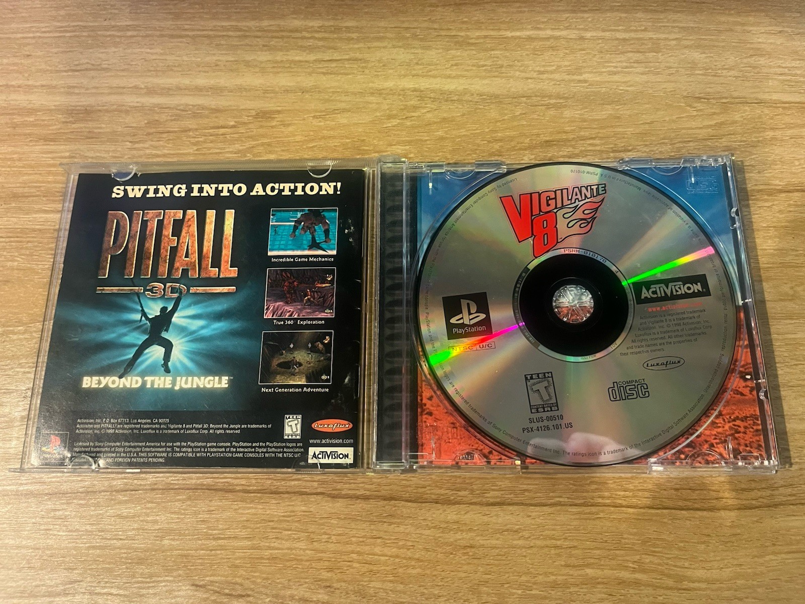 Vigilante 8 (Sony PlayStation 1, 1998) CIB Tested & Working