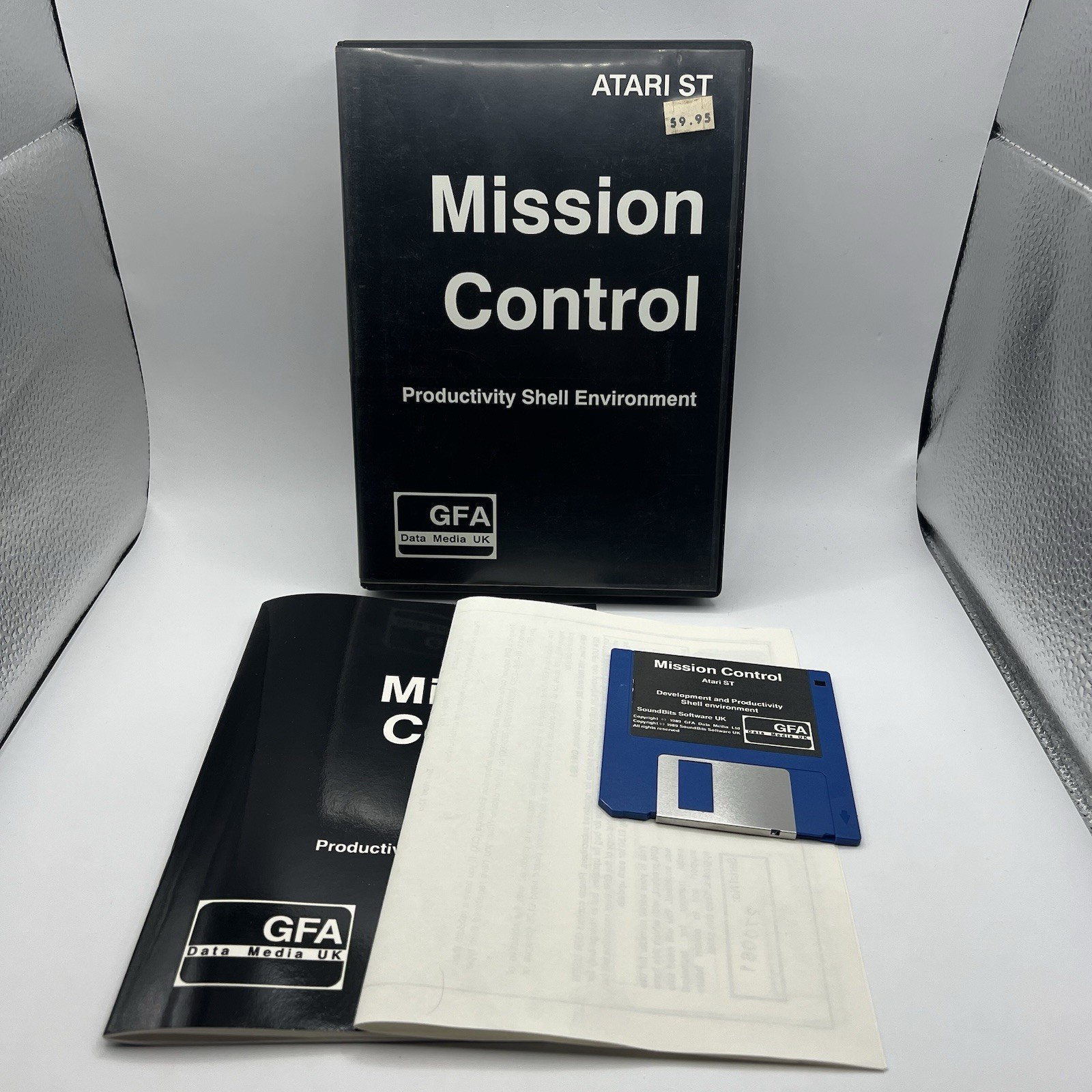 GFA Mission Control Productivity Shell Environment Atari ST Rare Utility PAL