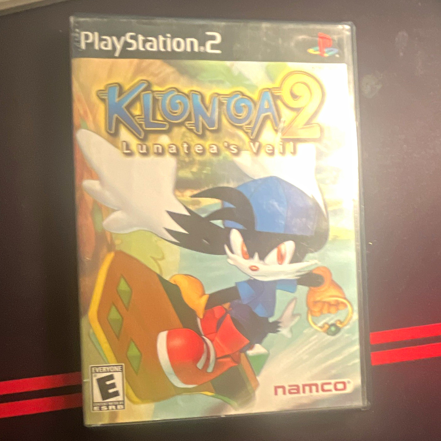 Namco Klonoa 2: Lunatea’s Veil (Sony PlayStation 2, PS2) without manual.