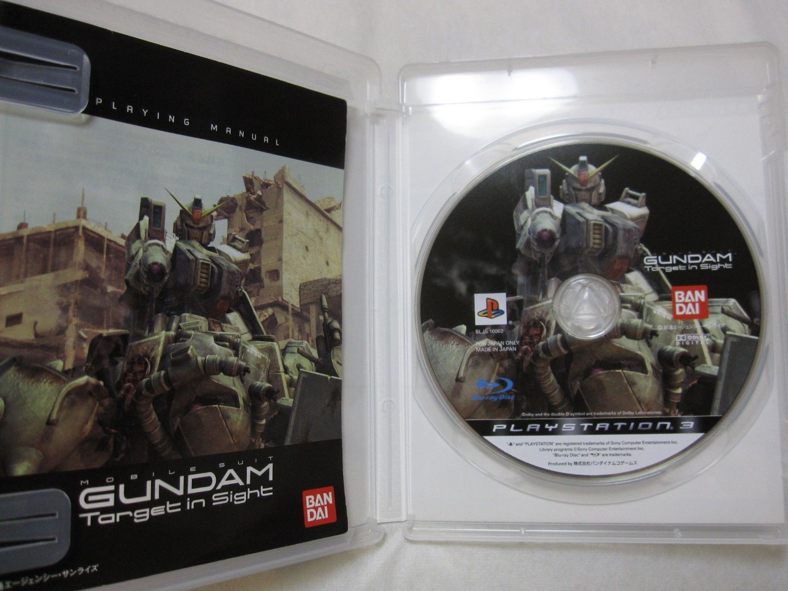 W/Tracking 7-14 Days to USA USED PS3 Mobile Suit Gundam Target in Sight Japanese