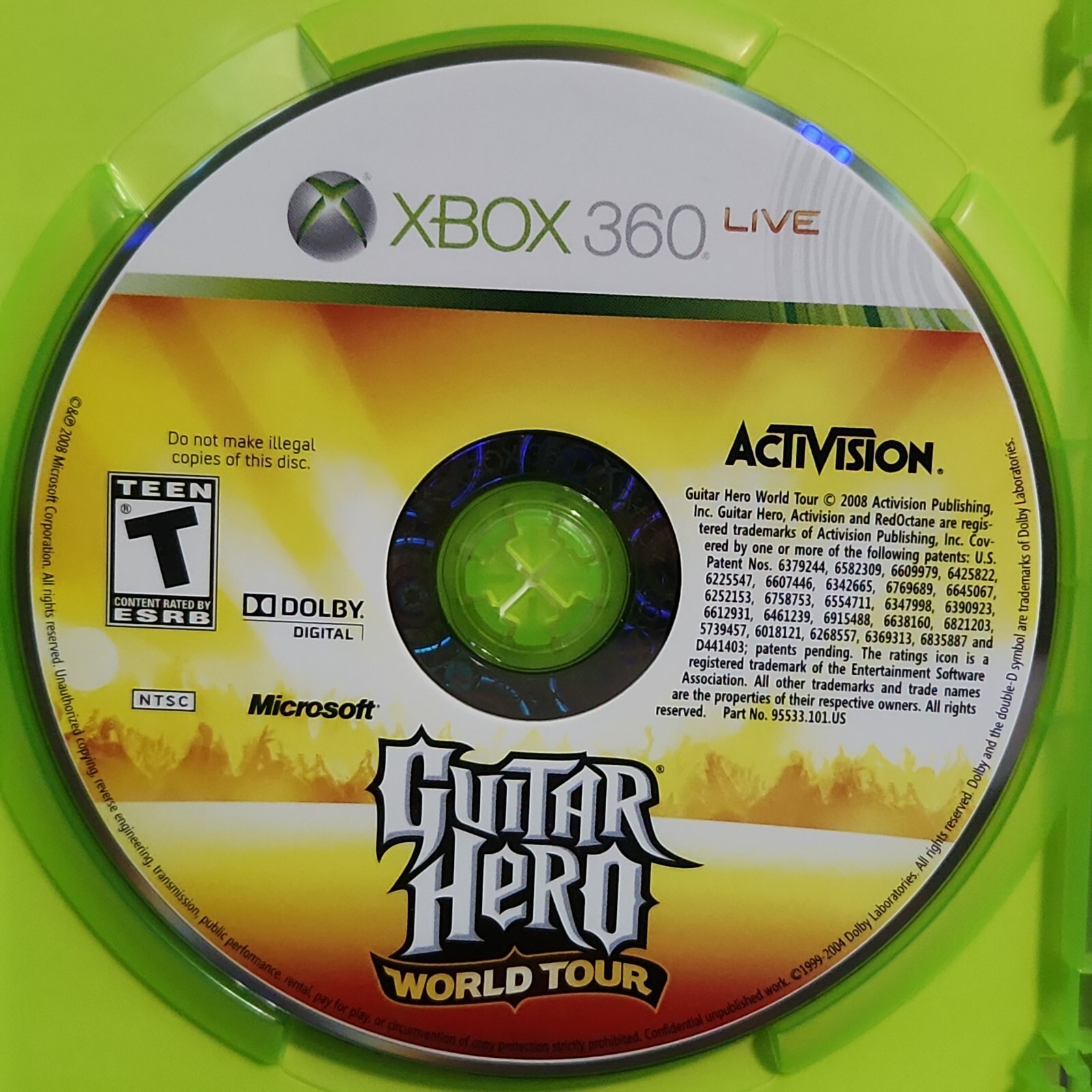 Guitar Hero World Tour Xbox 360 Game CIB Complete