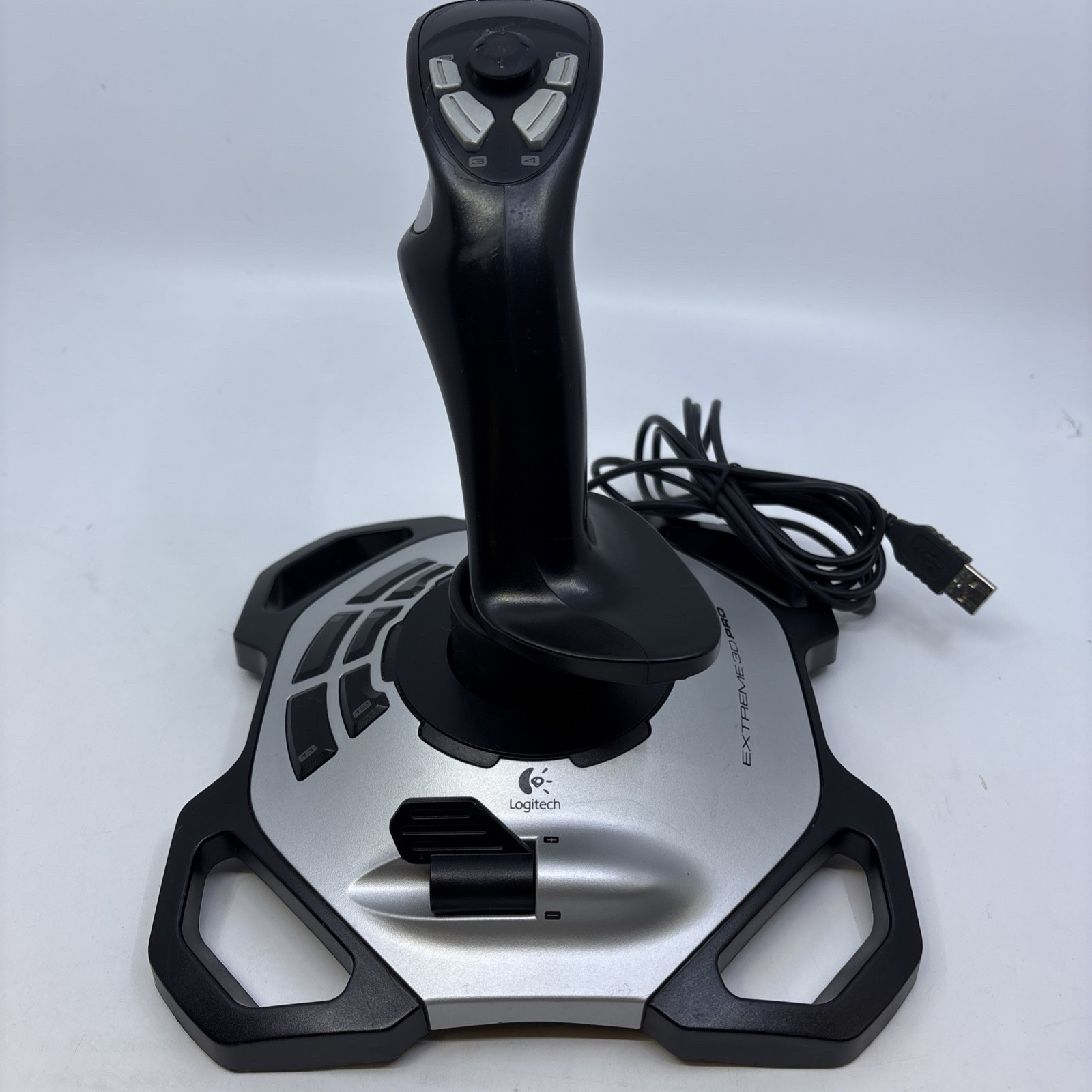 Logitech Extreme 3D Pro USB Flight Joystick X3D Twist Rudder 12 Button TESTED