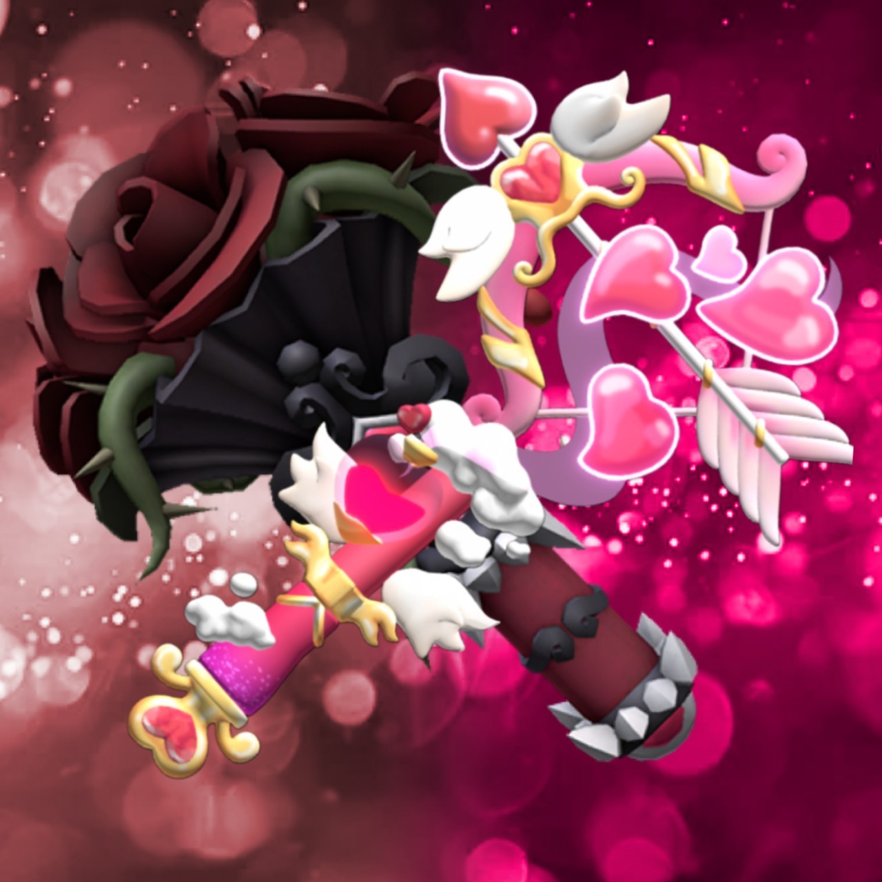 Lovesick Set And Gothic Rose Set Bundle Flee The Facility FTF