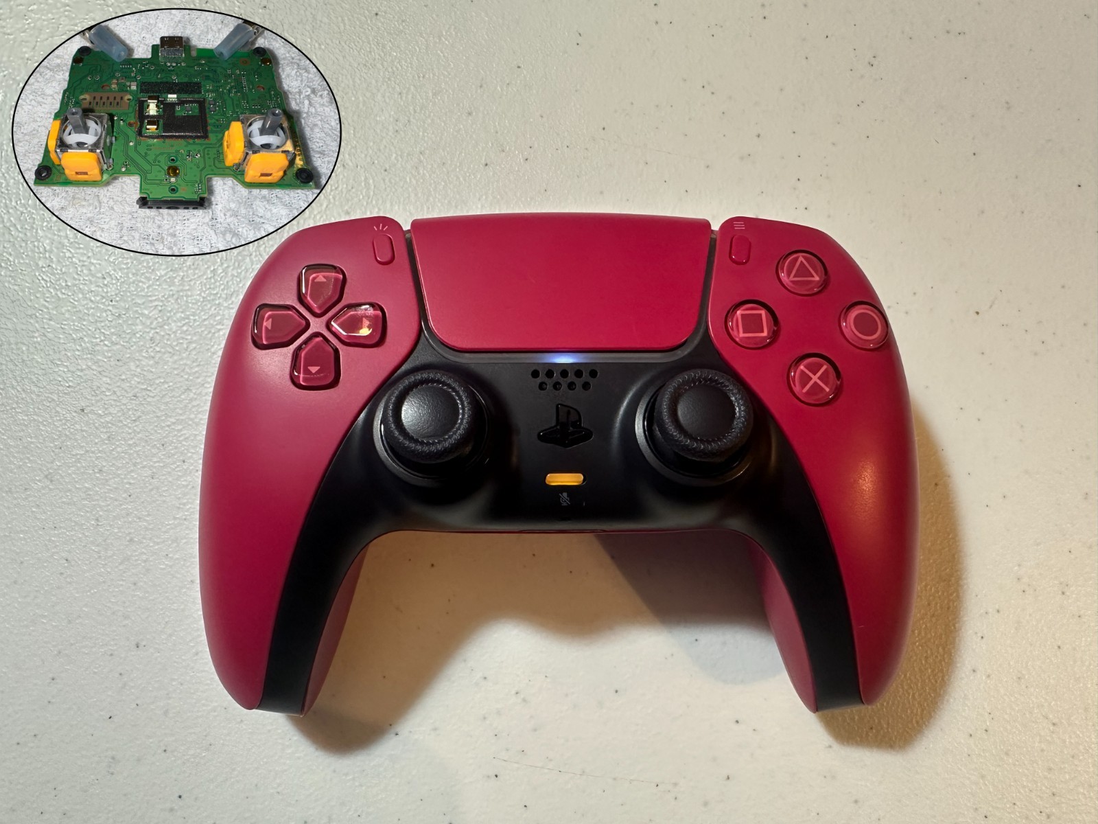 Sony PS5 DualSense Controller with Hall Effect sticks – Cosmic Red