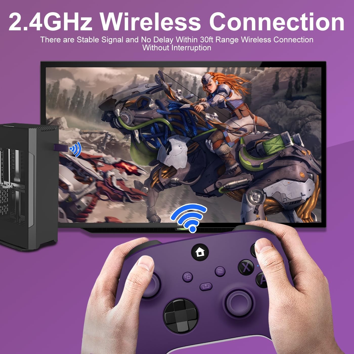Purple Xbox One Wireless Controller with 3.5mm Jack – Perfect for Gaming Thrills
