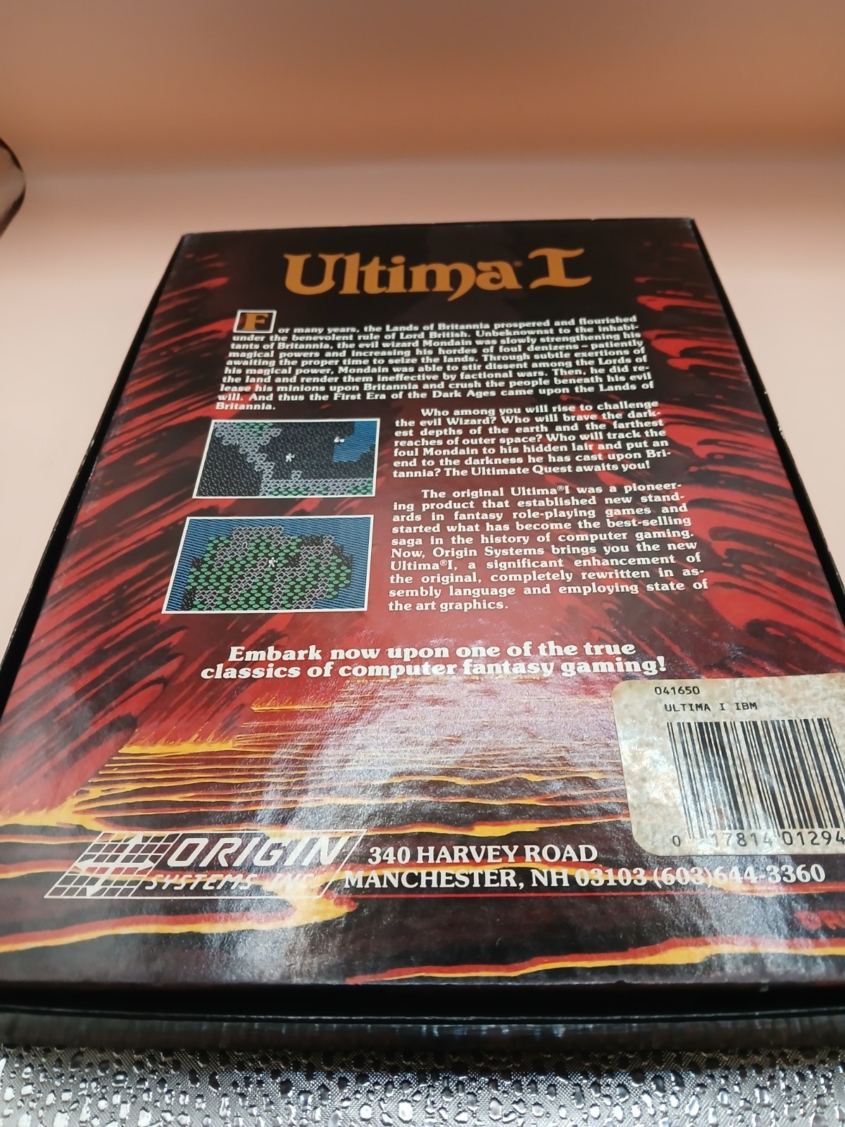 IBM RPG 1986 Ultima I One (1) PC Game IBM Tandy Five Coins 100% Complete + Reg.