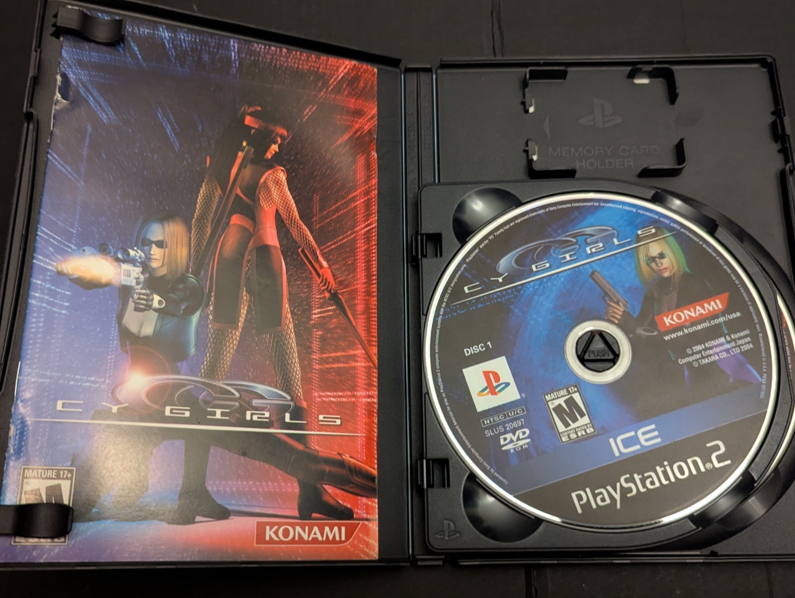 EX Condition Cy Girls (Sony PlayStation 2, 2004) Konami See Pics Rare CIB