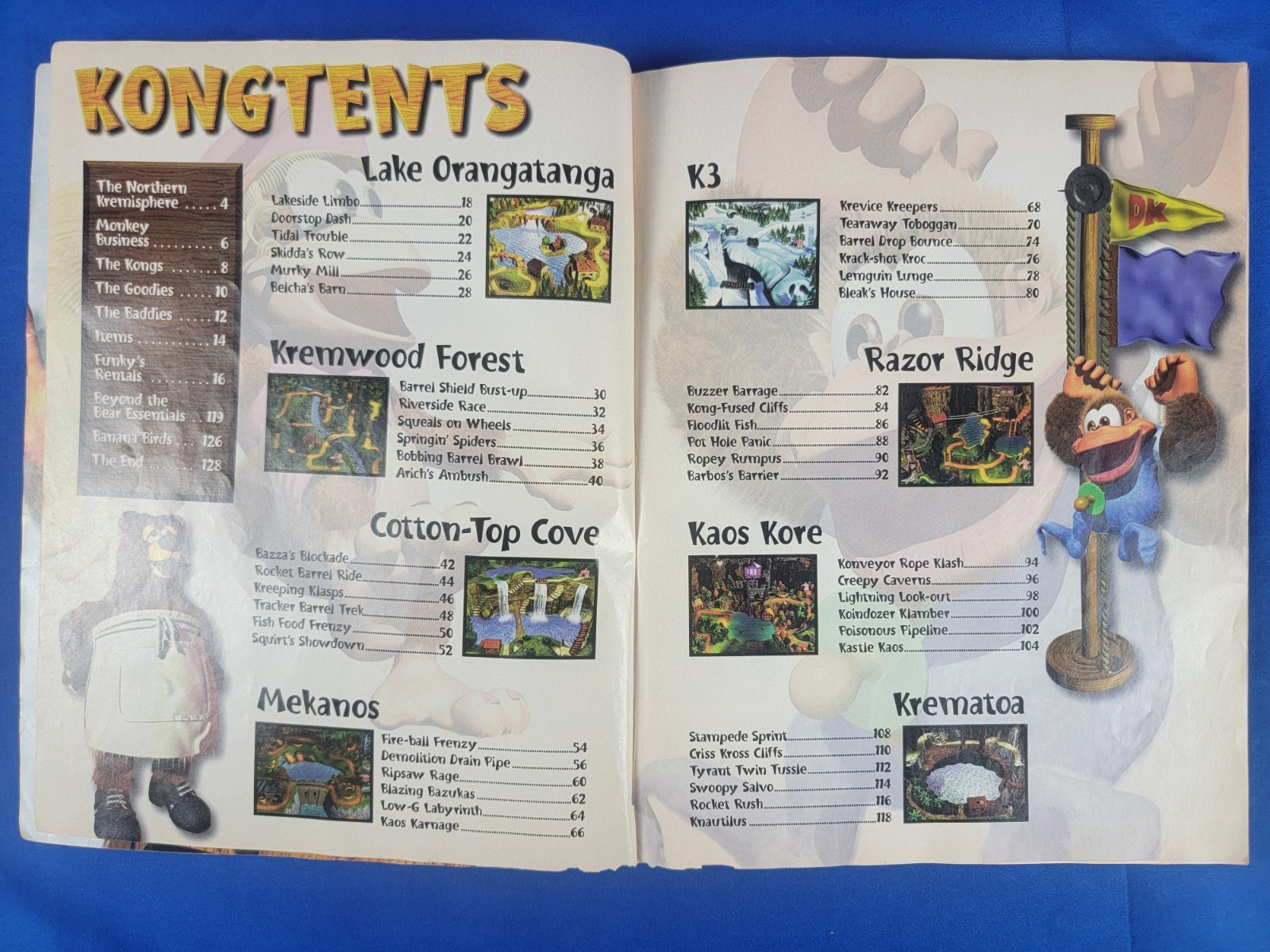 Nintendo 64 Donkey Kong Country 3 Dixie Kong’s Double Trouble Players Guide