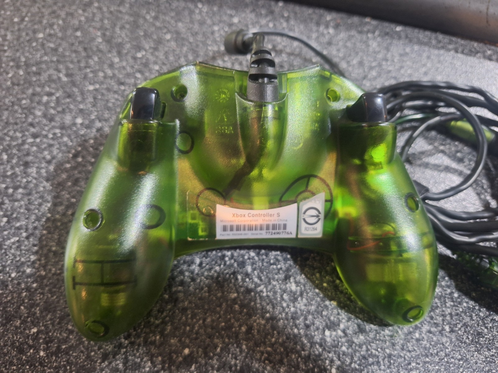 Xbox Limited Special Edition Halo LOGO Green OEM S Type Controller TESTED