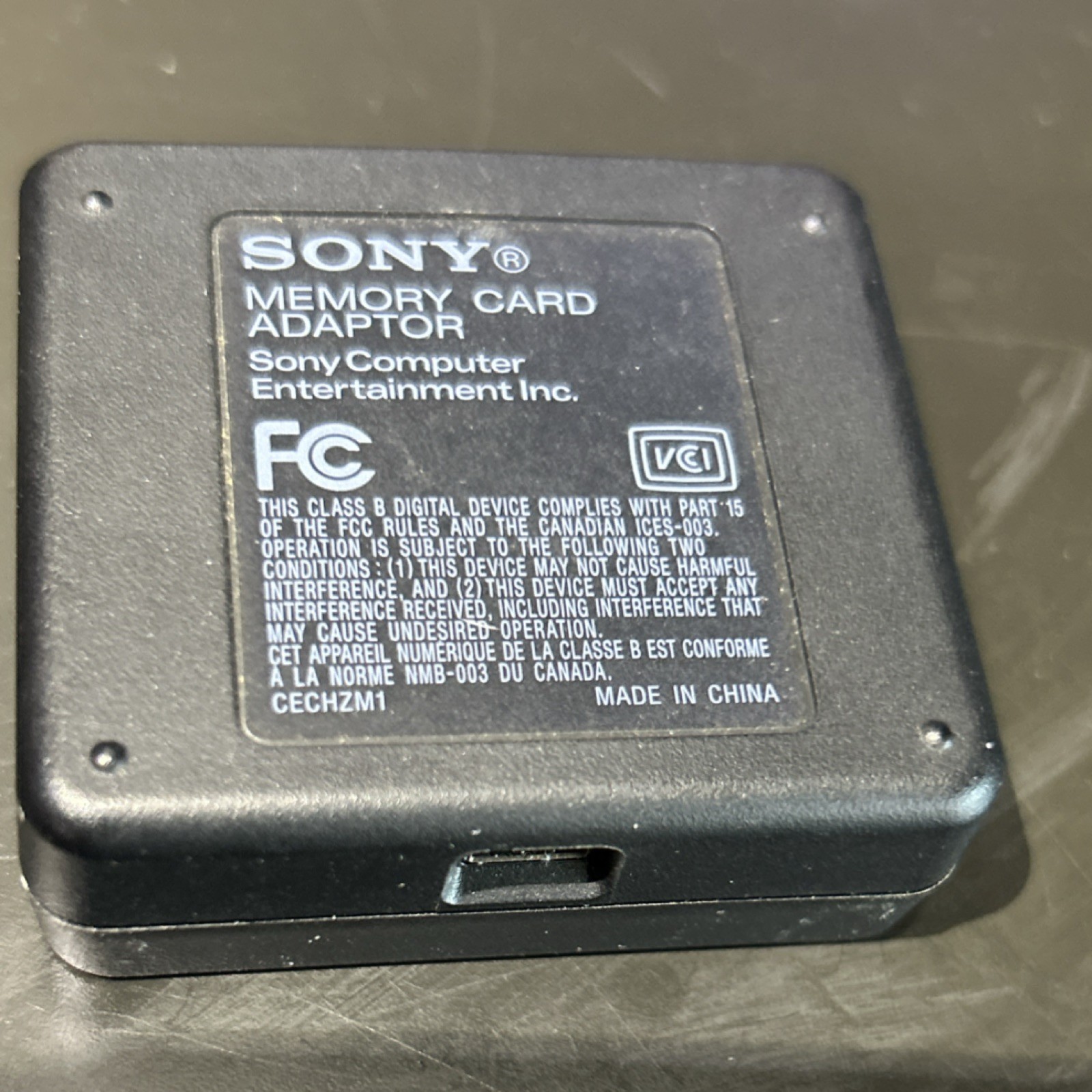 Sony Memory Card Adapter CECHZM1 Black for PlayStation 2 USB