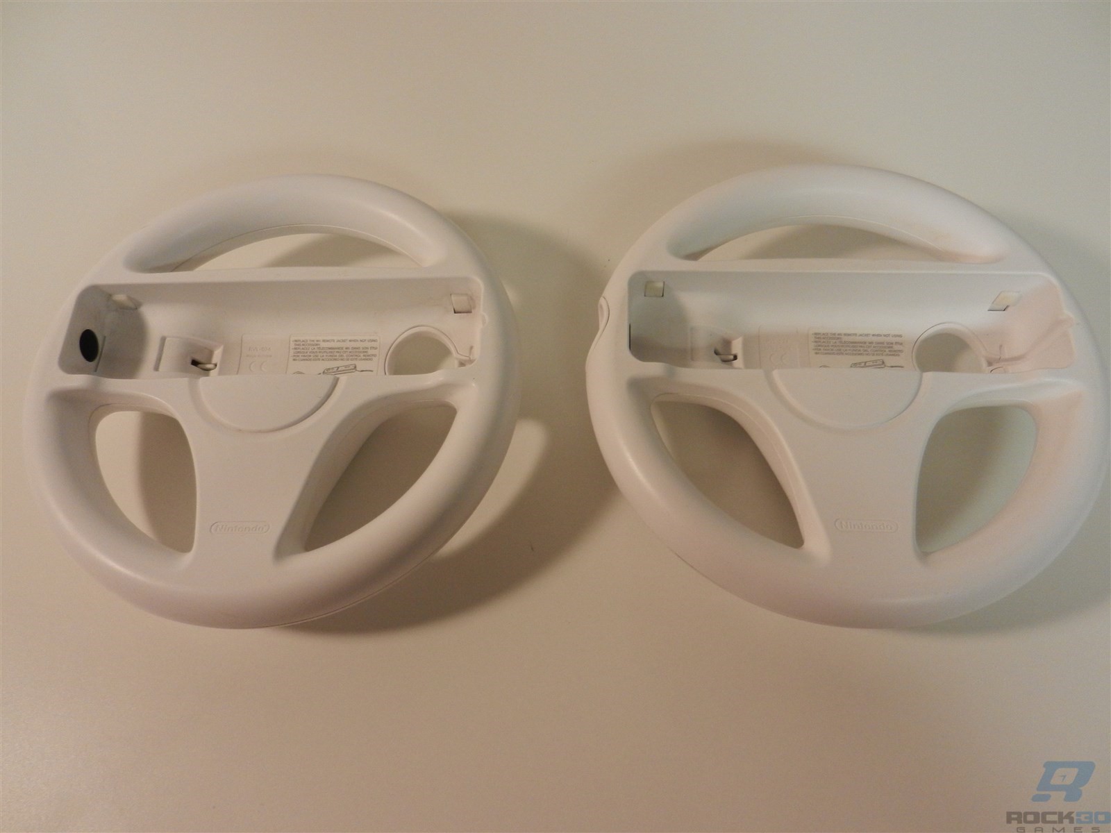 Lot of 4 Genuine Nintendo Wii Wheels Mario Kart 4-Player RVL-024 Refurbished