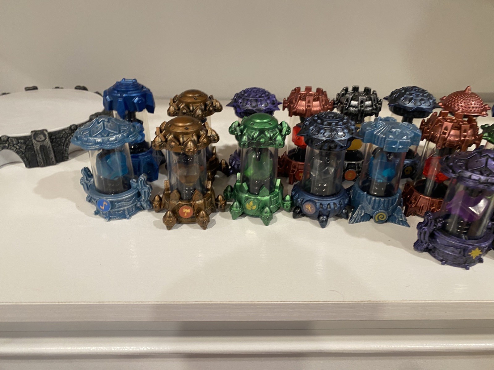 Skylanders Imaginators Creation Crystals Lot of 19 with Portal