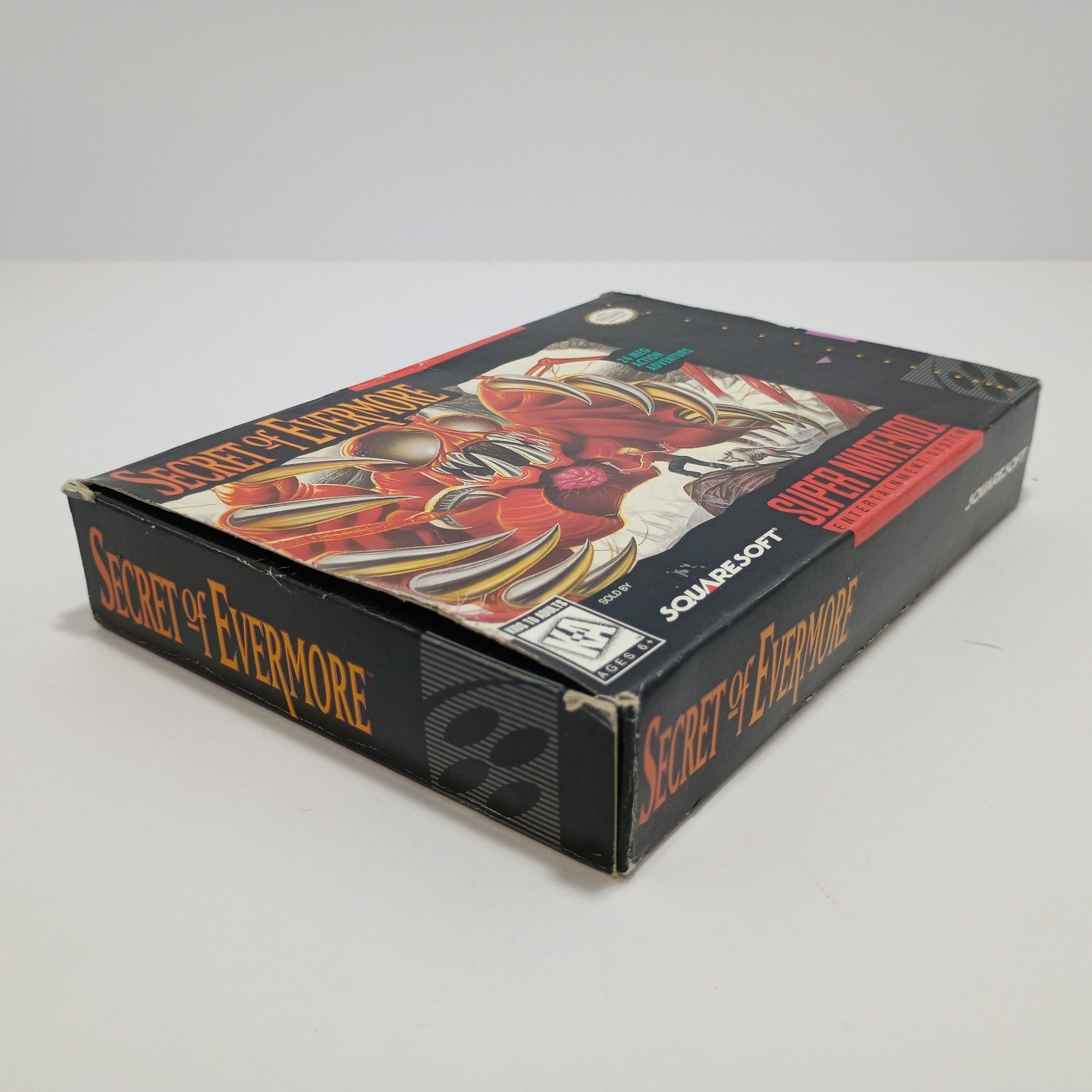 Secret of Evermore Super Nintendo SNES In Box With Inserts *Missing Manual