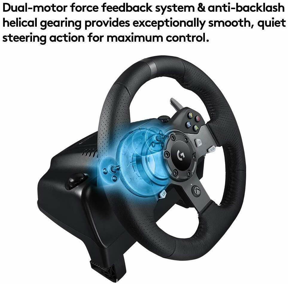 Logitech G920 Xbox Driving Force Racing Wheel for Xbox One and PC (941-000121)