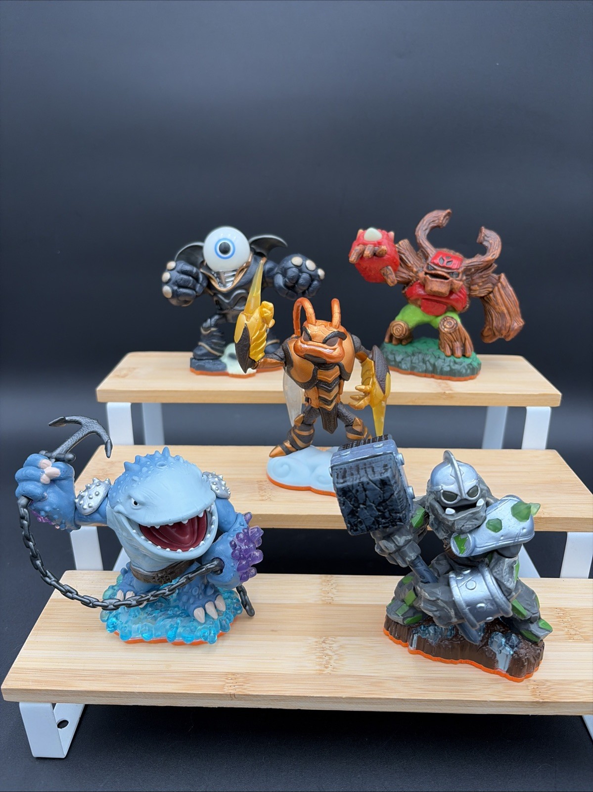 Skylanders Giants Figures Eye Brawl Thumpback Crusher Tree Rex Fright Rider