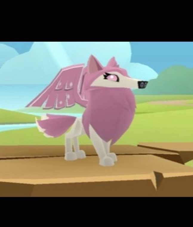 Animal Jam Play Wild Pink Crystal Pegasus Wings In-Game Item Digital