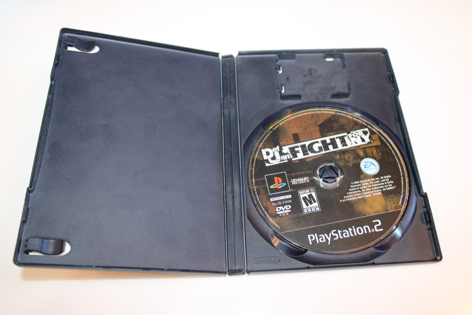 Def Jam: Fight for NY (Sony PlayStation 2, 2004) Case+CD (No Manual)