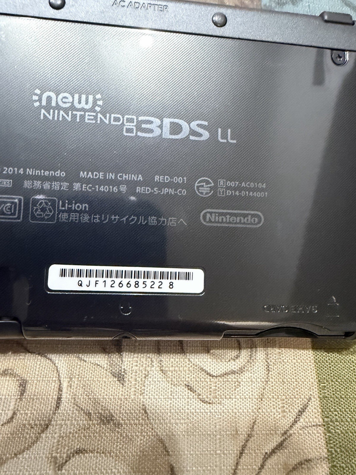 Nintendo New 3DS XL 4GB Handheld Gaming System – Black