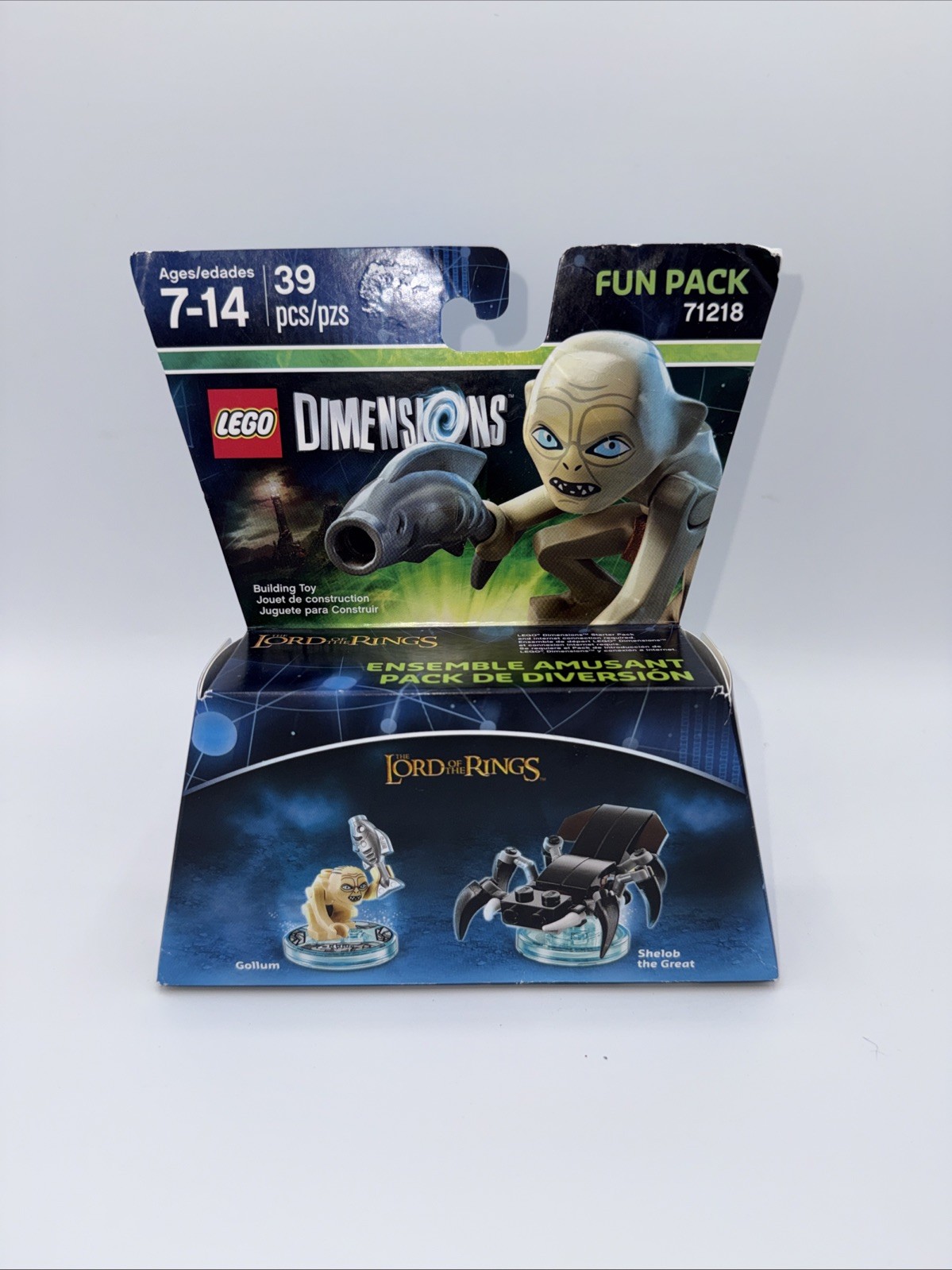 LEGO Dimensions Lord of the Rings: Gollum & Shelob the Great Fun Pack 71218