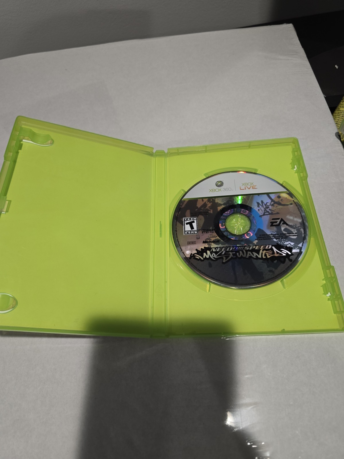 EA Need for Speed: Most Wanted Racing Game T-Teen for Microsoft Xbox 360