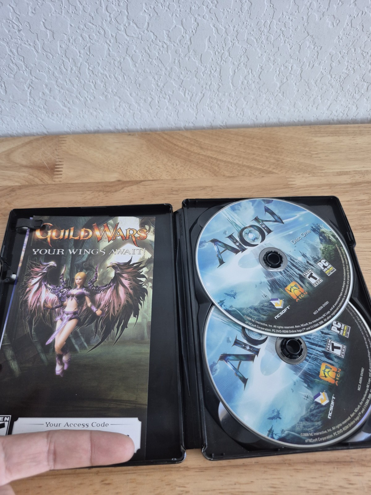 Aion (PC 2009 DVD-ROM 2-Disc STEELBOOK) Complete MMORPG Strategy Adventure Game