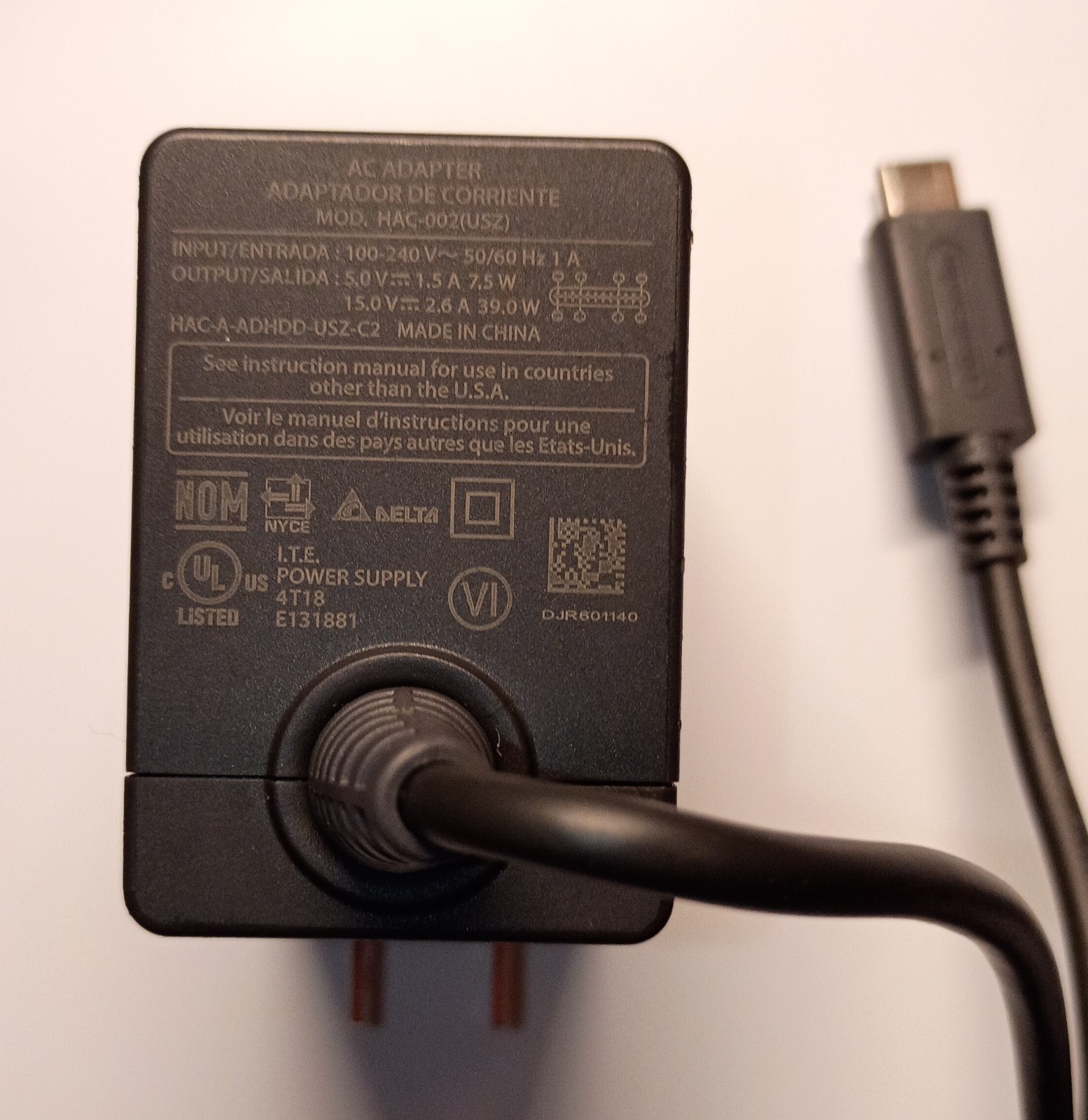 Genuine Nintendo Adapter HAC-002 USB-C Console HAC-007 HEG-007 TV Dock Stations