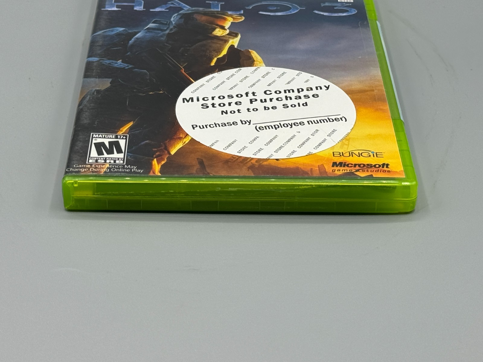 Halo 3 Microsoft Xbox 360 Employee Store Sticker Sealed New Authentic