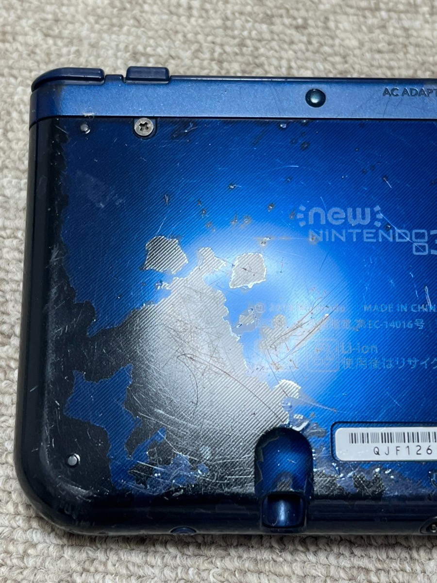 New 3DS LL XL Metalic blue Japan Nintendo Console region Japanese B989