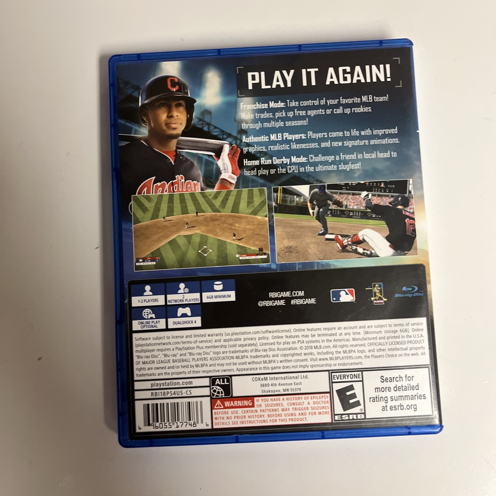 R.B.I. Baseball 18 (Sony PlayStation 4, 2018) Tested Frankie Lindor