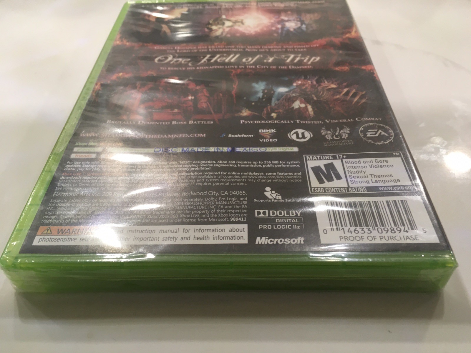 Shadows of the Damned (Microsoft Xbox 360, 2011) NEW FACTORY SEALED