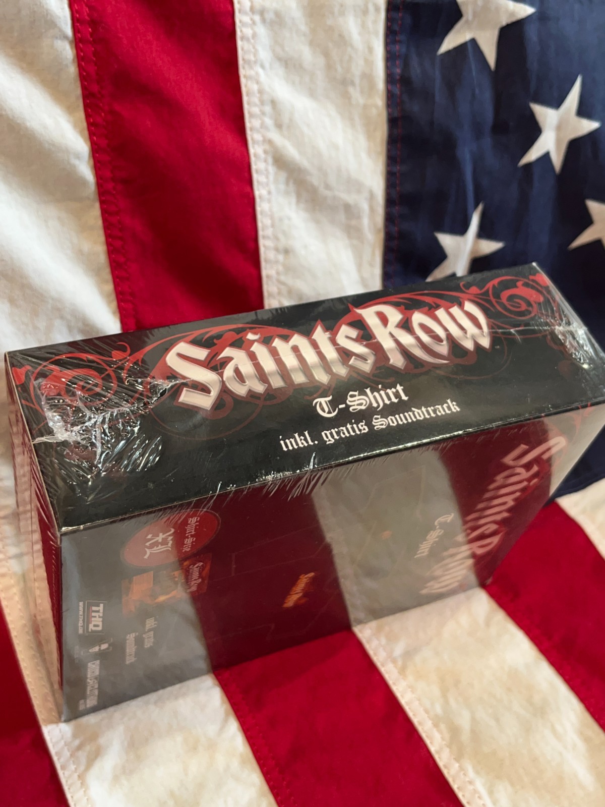 SEALED Saints Row 1 2006 Box Set Soundtrack And Shirt XL Germany Exclusive RARE