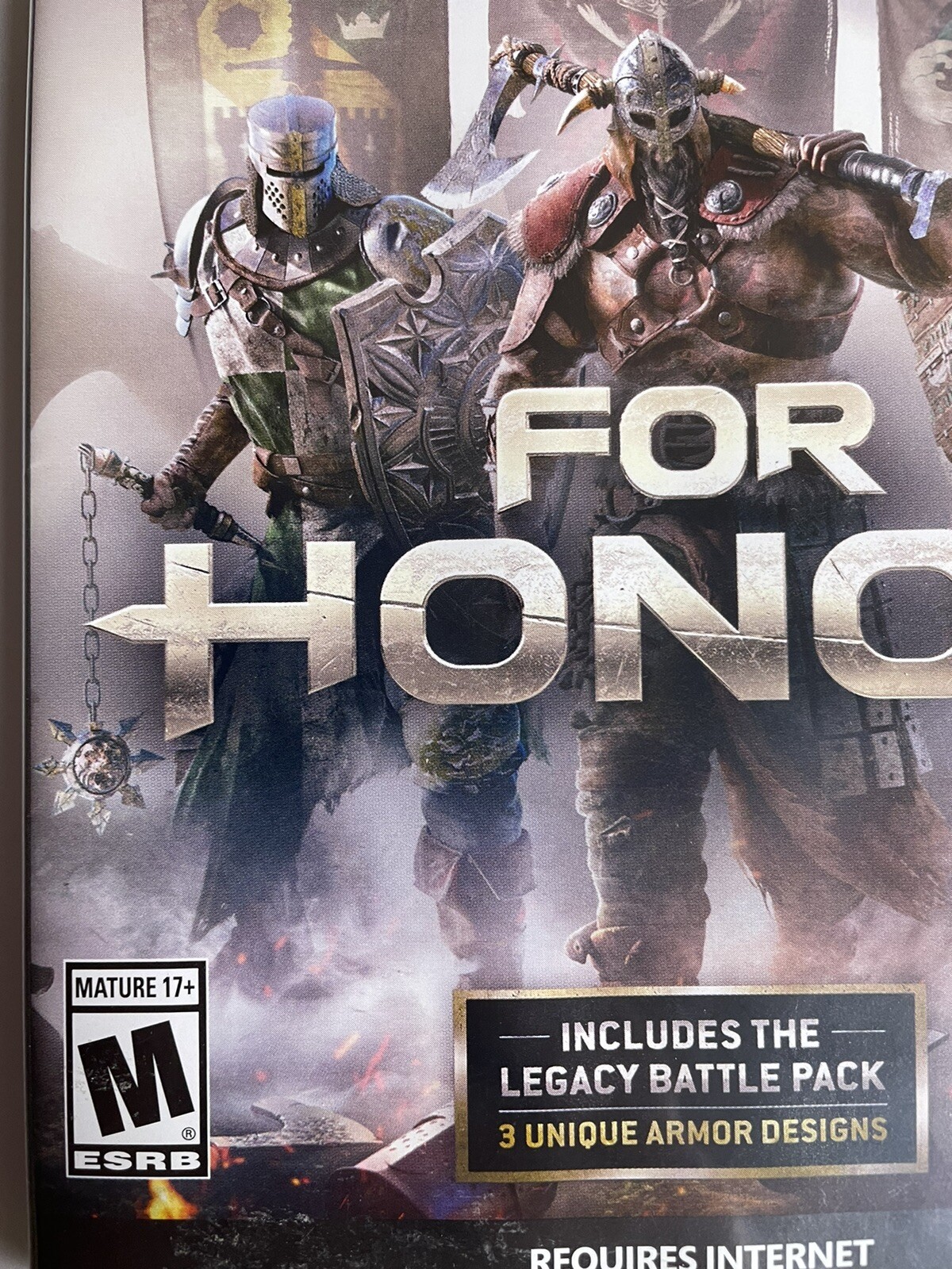 For Honor XBOX One Mature Rating Ubisoft Online Playability