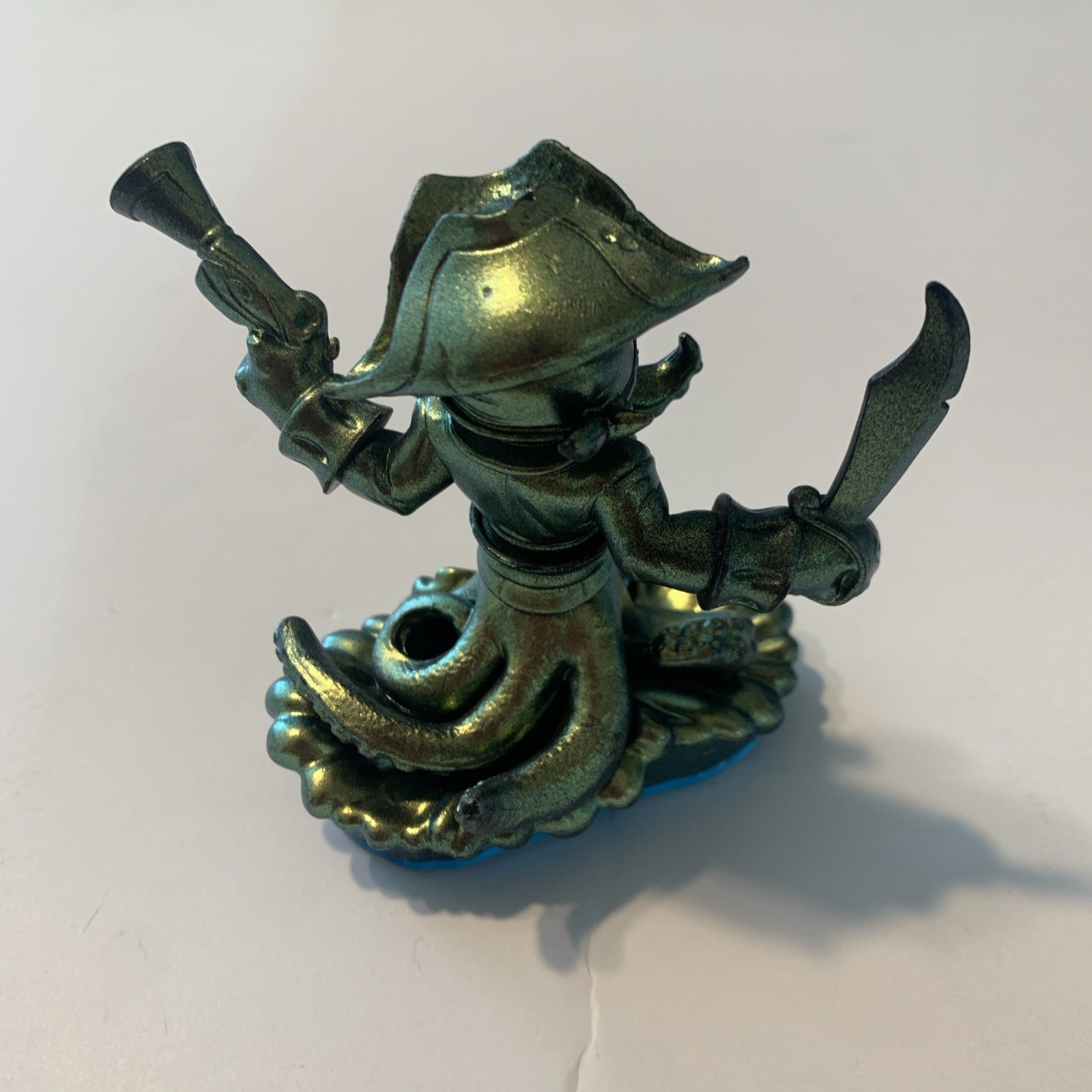 Skylanders Swap Force Metallic Green Wash Buckler Fully Tested