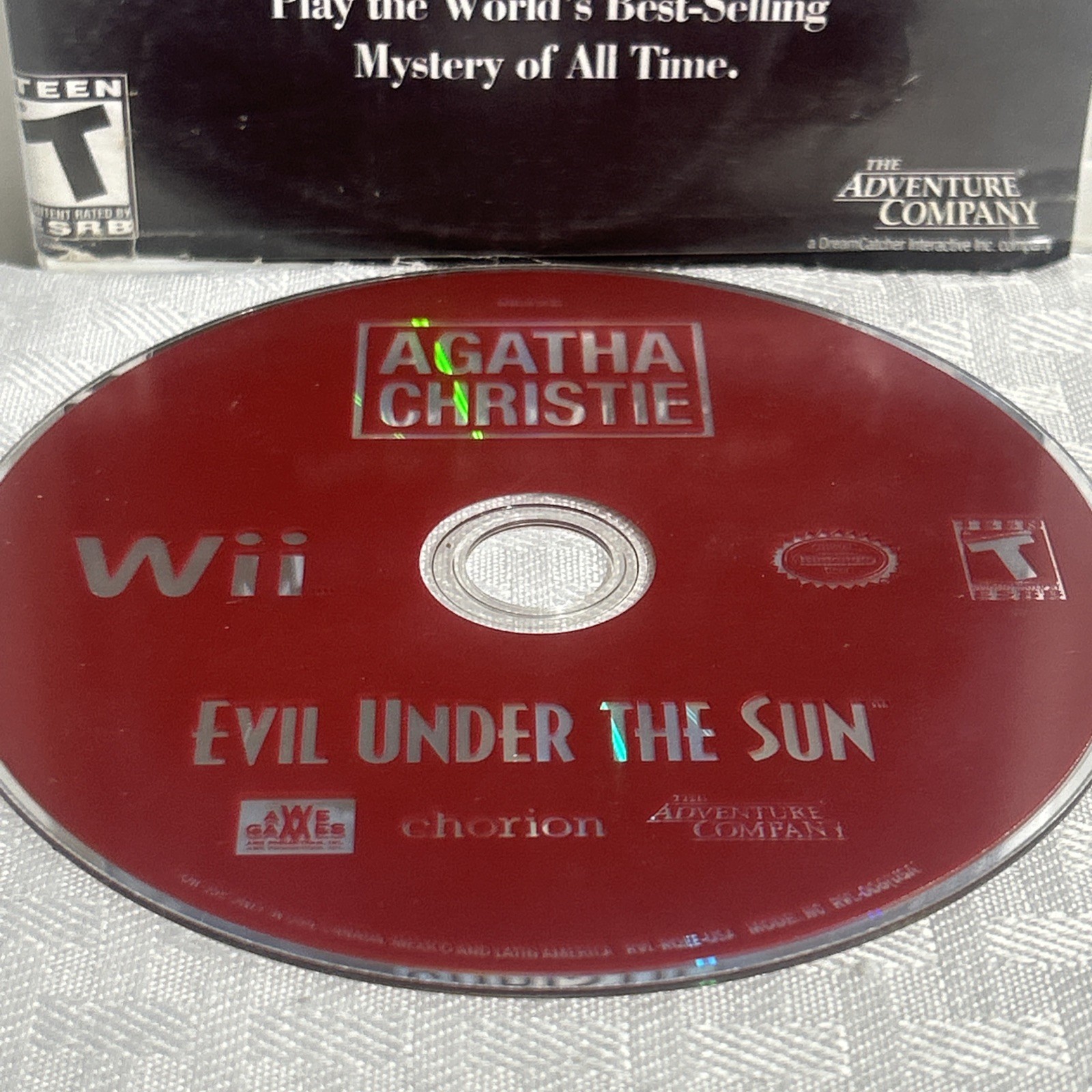 WII Agatha Christie: And Then There Were None & Evil Under The Sun(DISC ONLY)