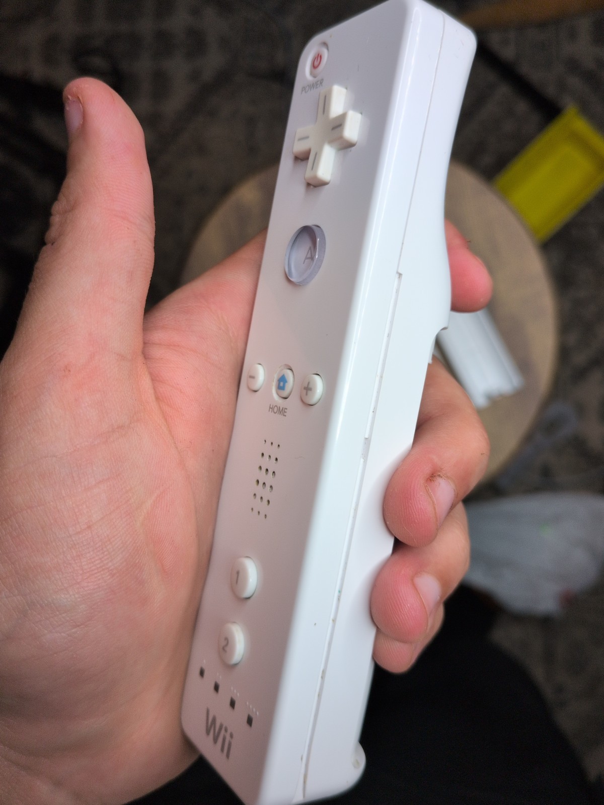 Nintendo Wii Controller RVL-003 with Steering Wheel White Wiimote for Mario Kart