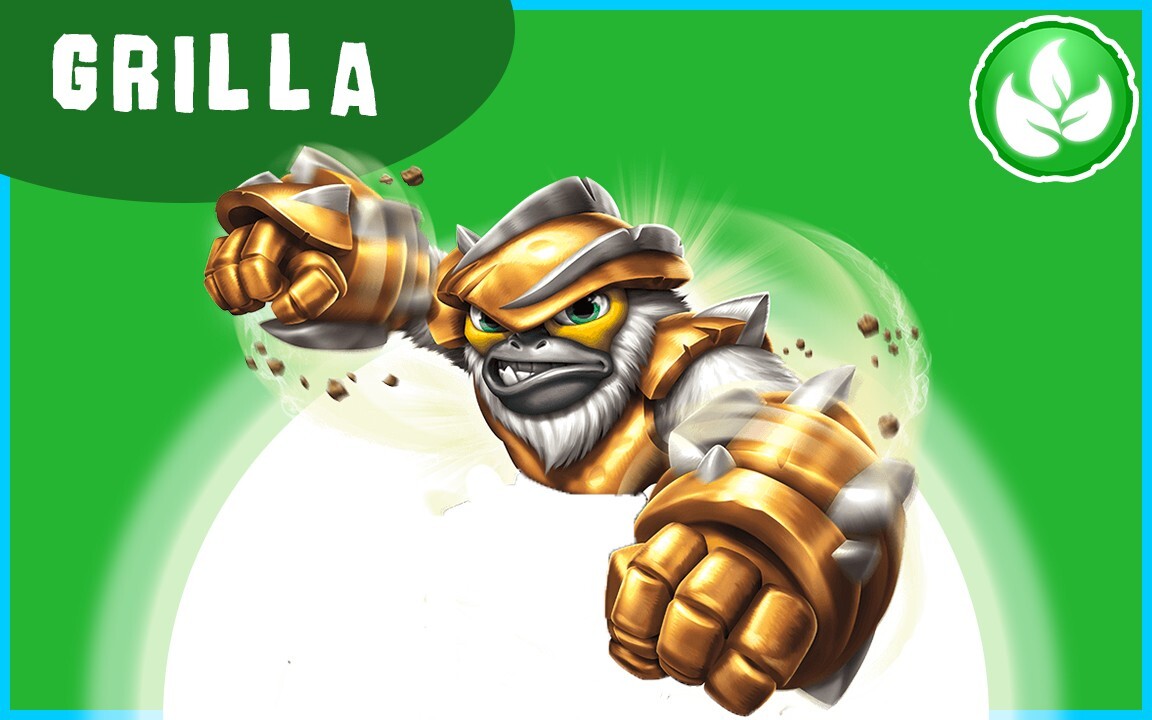 Skylanders Swap Force Grilla Drilla NFC Card FREE SHIPPING
